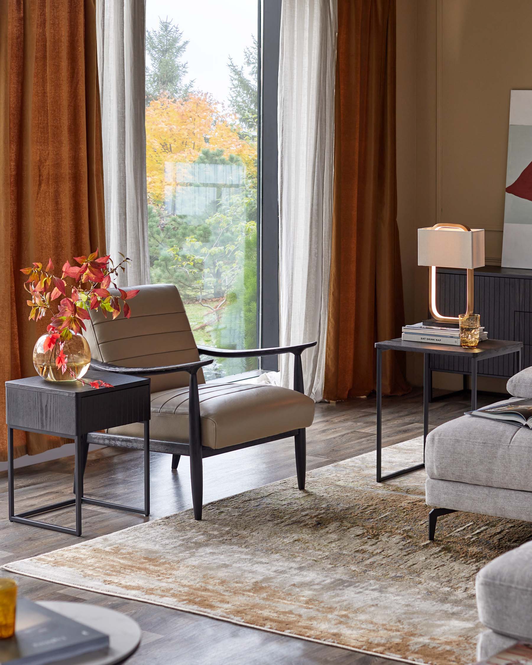 Tables gigognes en frêne foncé de Toronto