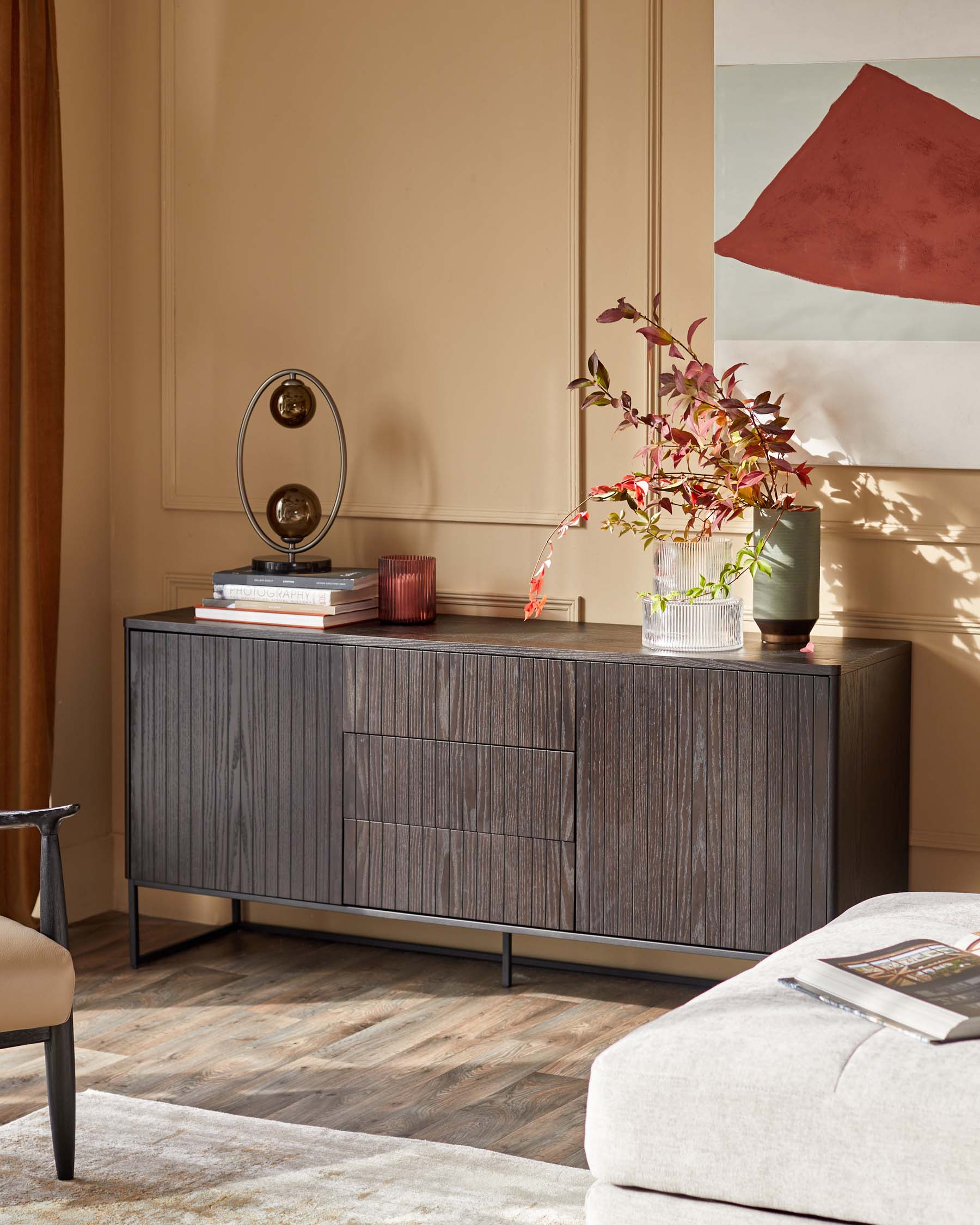 Buffet Toronto en frêne foncé