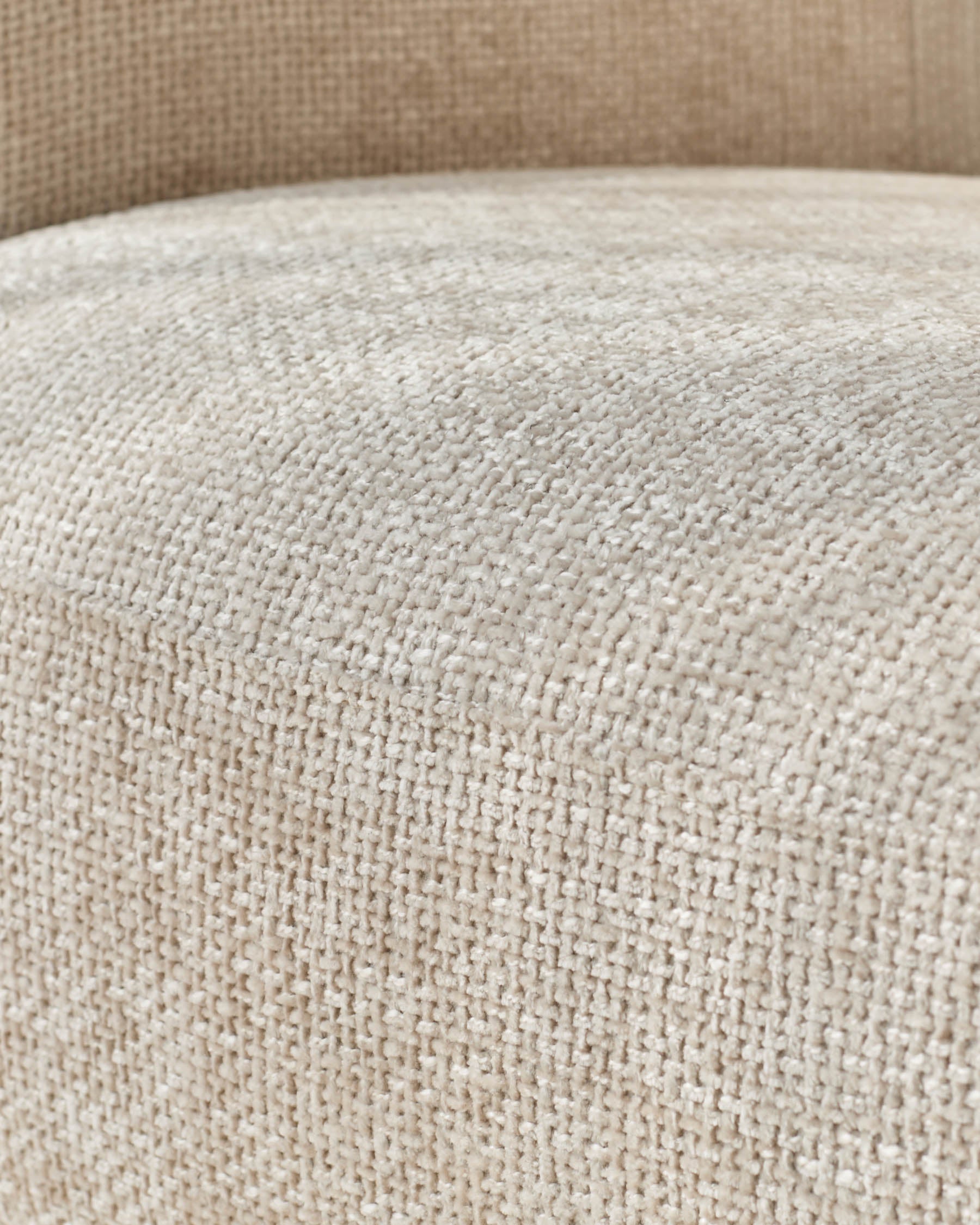 Fauteuil d'appoint Tristan en tissu naturel