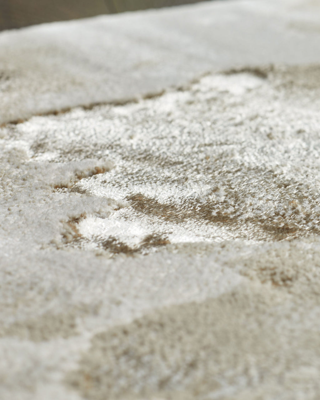 Tapis de couloir texturé or doux Perla