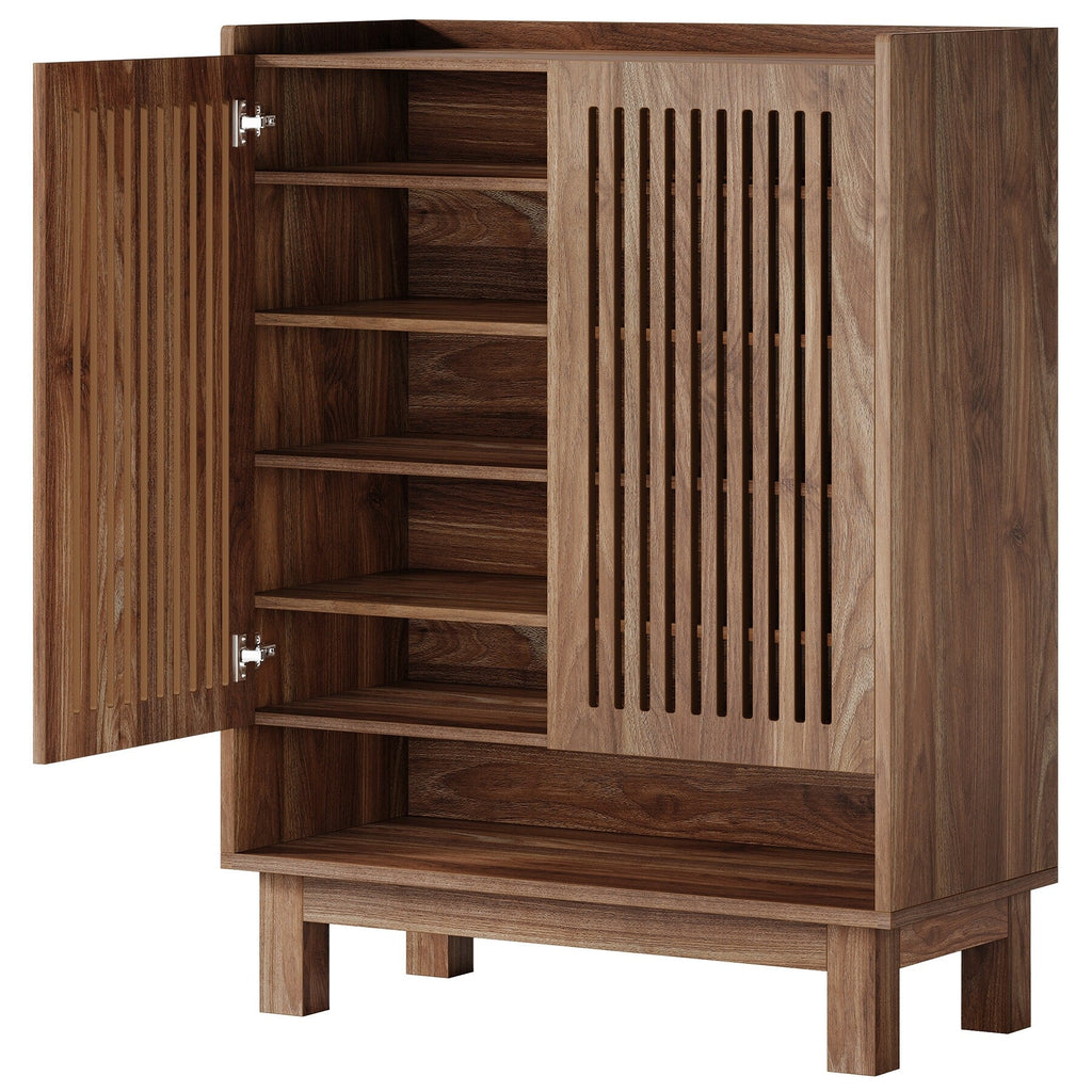 Meuble de rangement à chaussures 24 paires avec porte pour entrée et salon