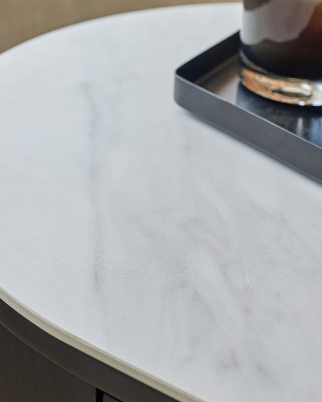 Table basse en céramique marbrée Manhattan