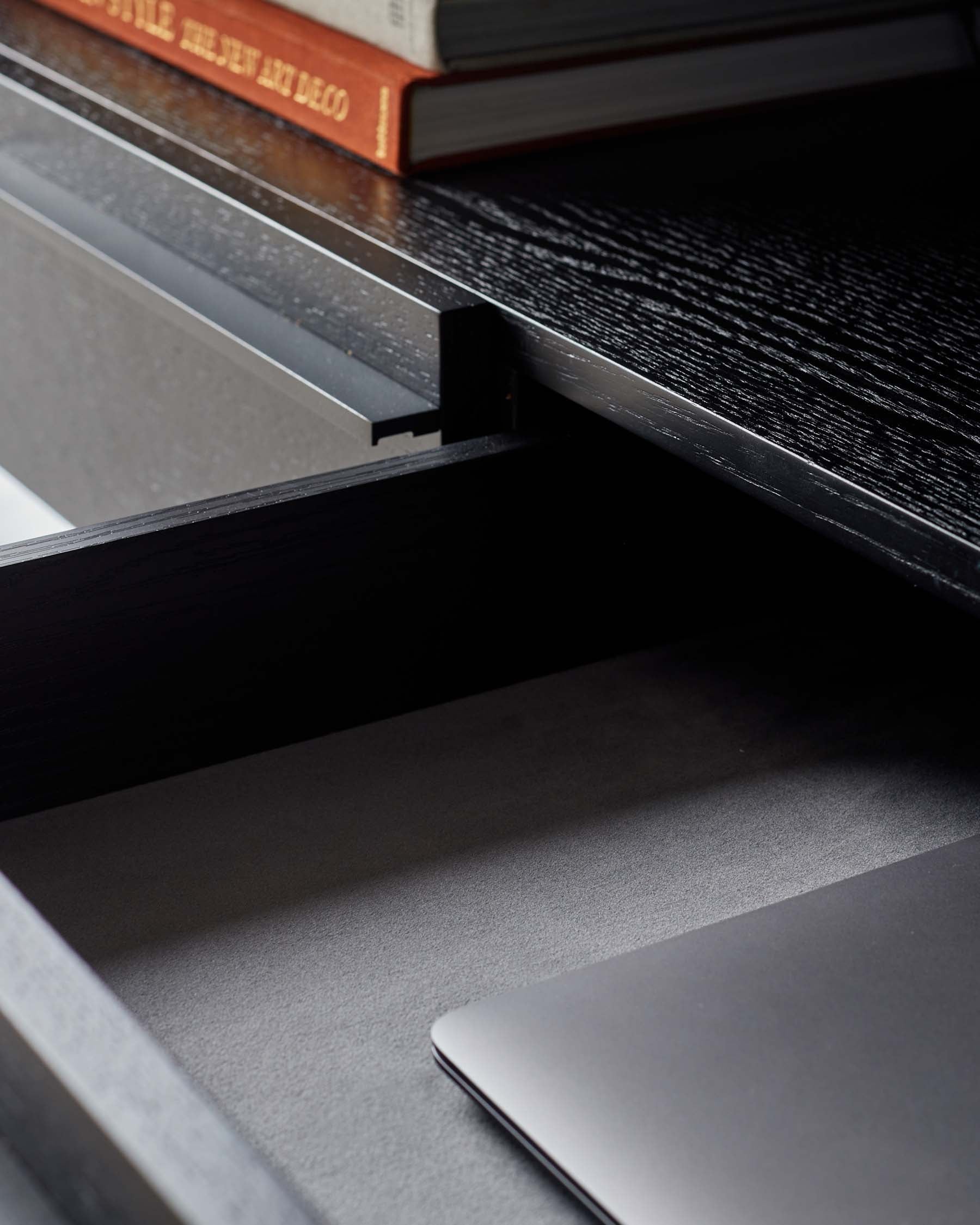 Meuble TV en céramique marbrée Manhattan