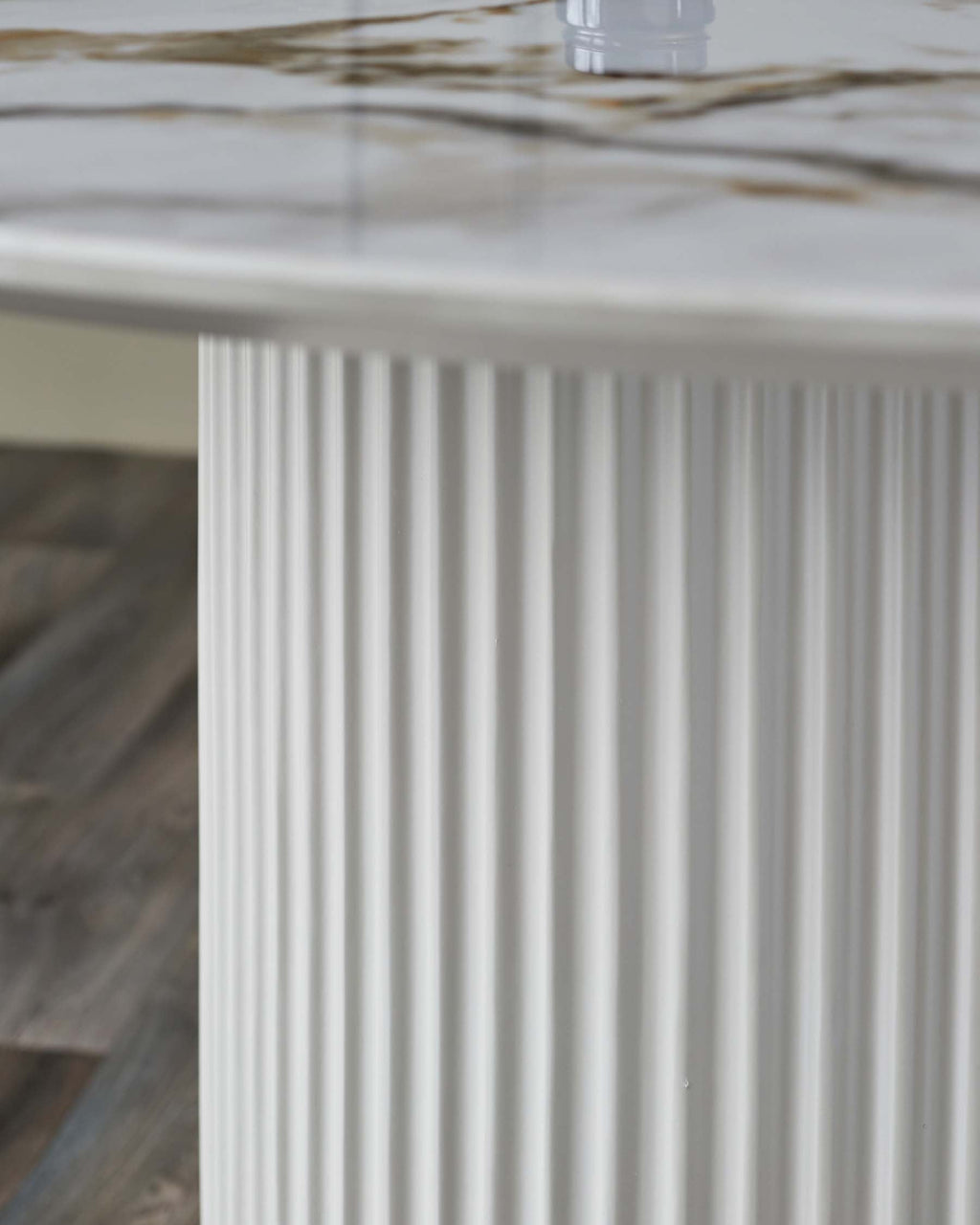 Table à manger 6 places en céramique naturelle Austin