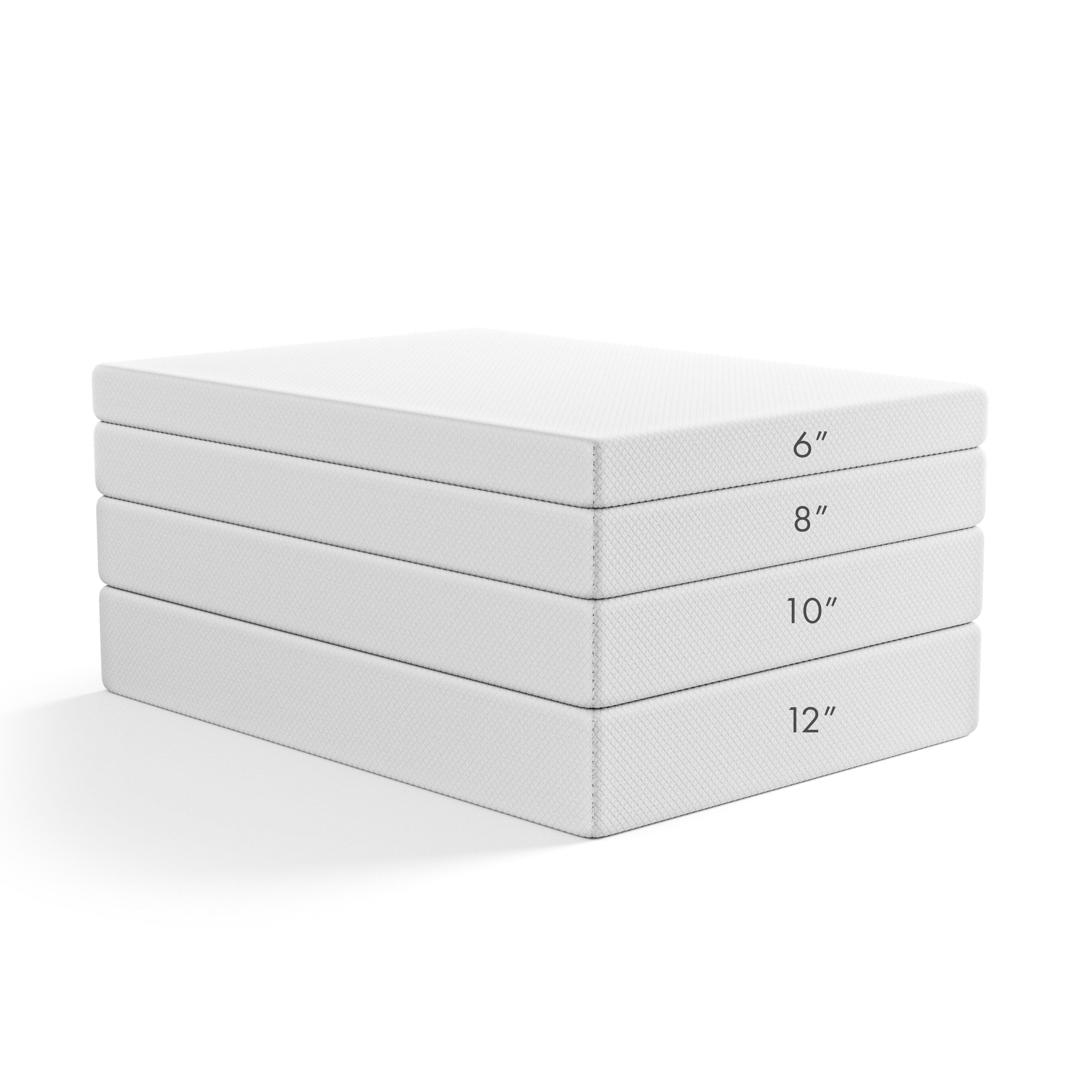 Matelas en mousse à mémoire de forme gel de qualité supérieure SoftNest Rejuv Collection de 6 pouces