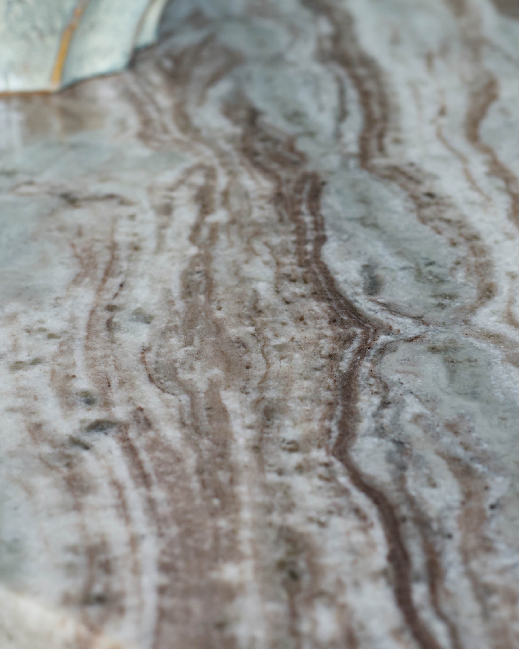 Console en marbre et bois foncé Adalynn Toronto