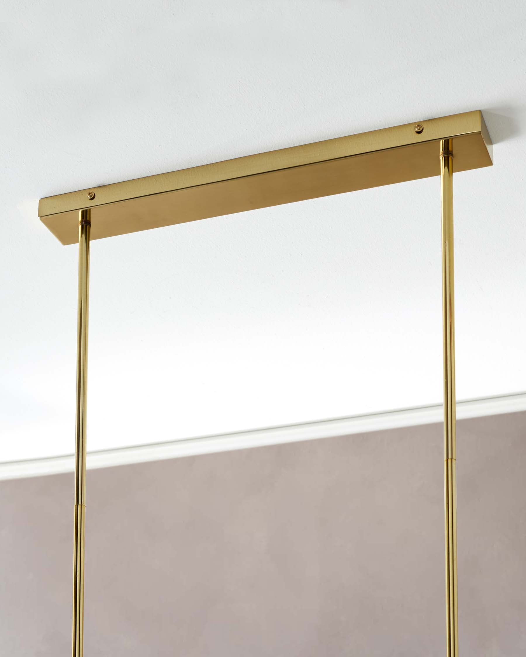 Suspension réglable Addison en lin naturel à 3 lumières