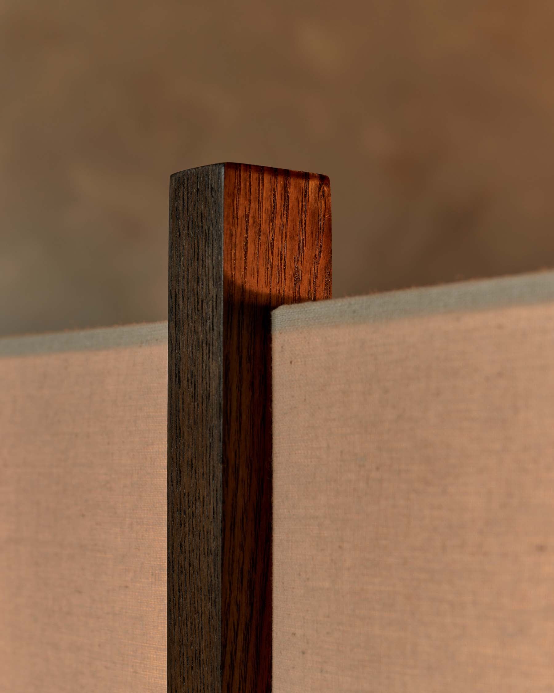 Suspension Addison en lin naturel à 4 lumières réglables