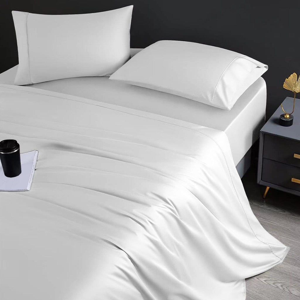 Parure de draps Aireolux en coton égyptien de luxe ultra-doux et soyeux 1000 fils