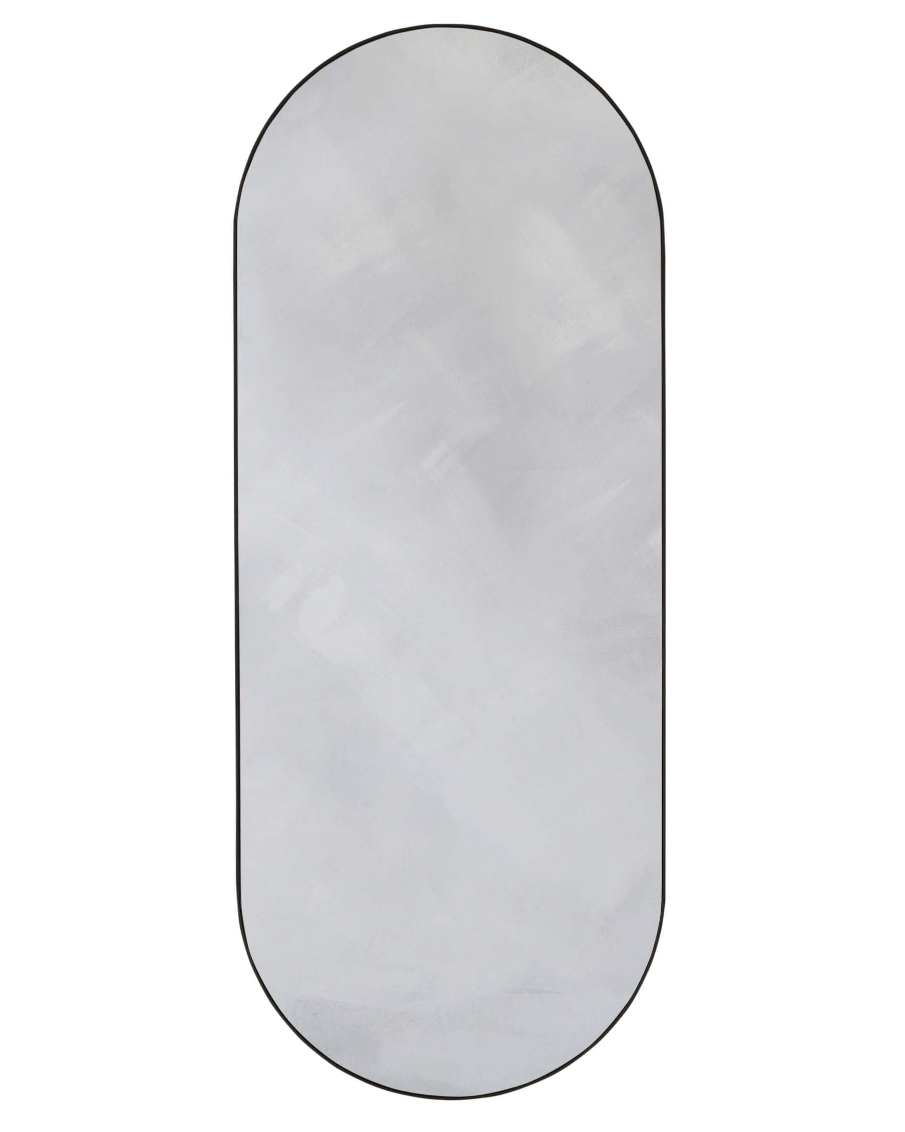 Miroir mural pleine longueur Alarik grand format noir