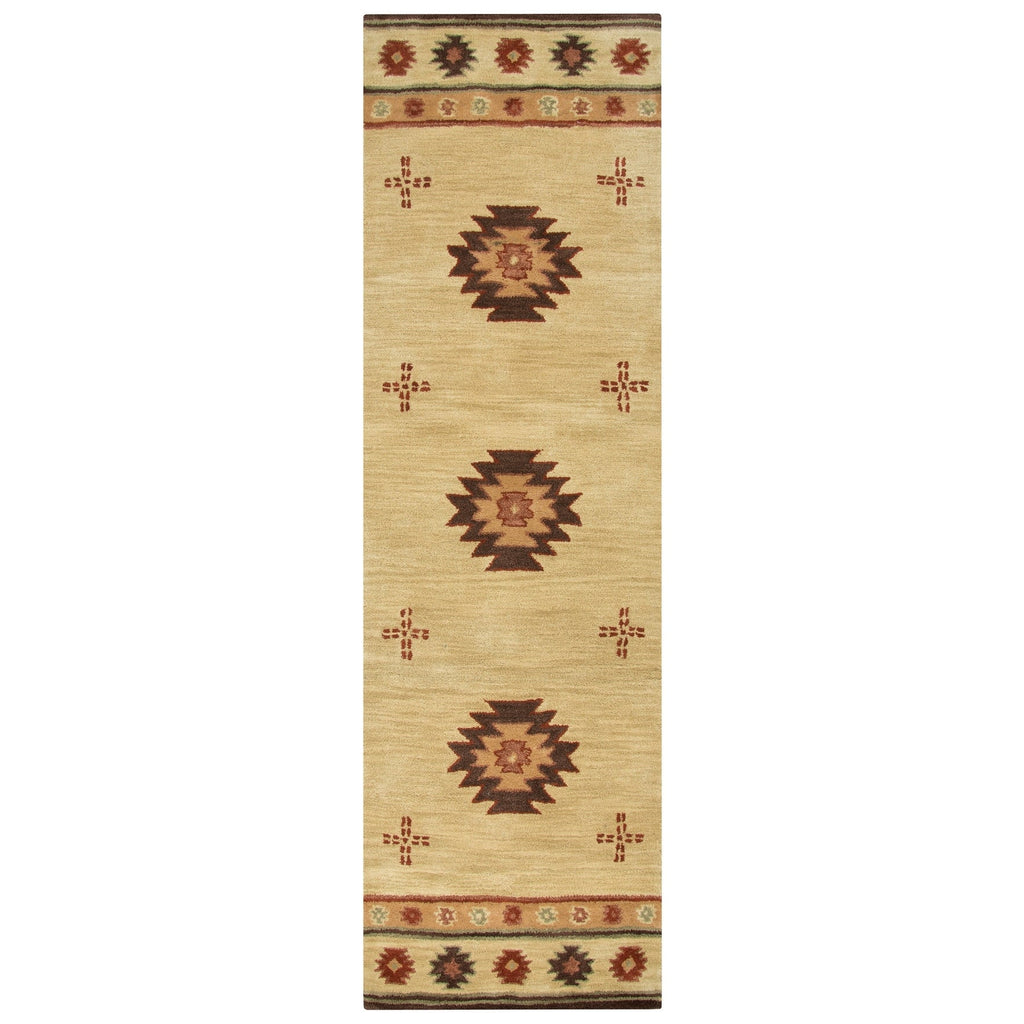 Tapis en laine touffeté à la main Alora Decor Ryder Southwestern