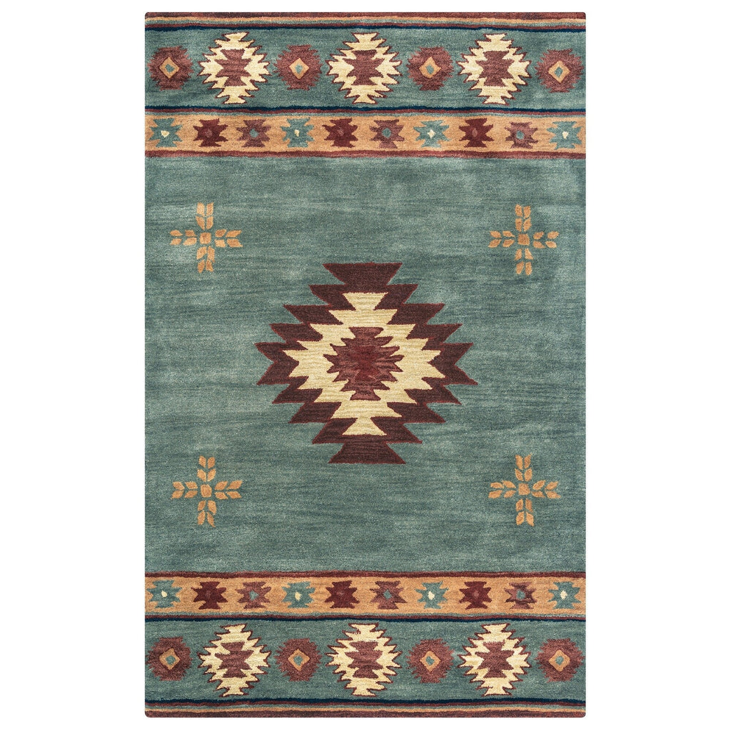 Tapis en laine touffeté à la main Alora Decor Ryder Southwestern