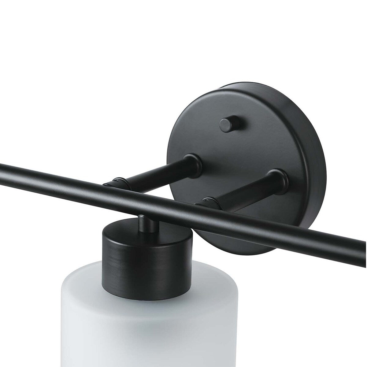 Bellevue Lydia 3 lumières 23 large lampe de salle de bain avec verre givré