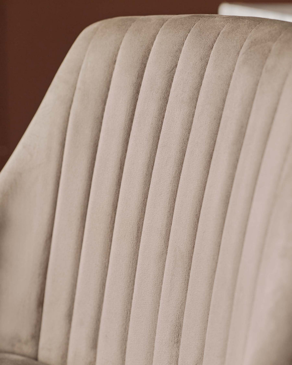 Tabouret de bar Blakely en velours champagne