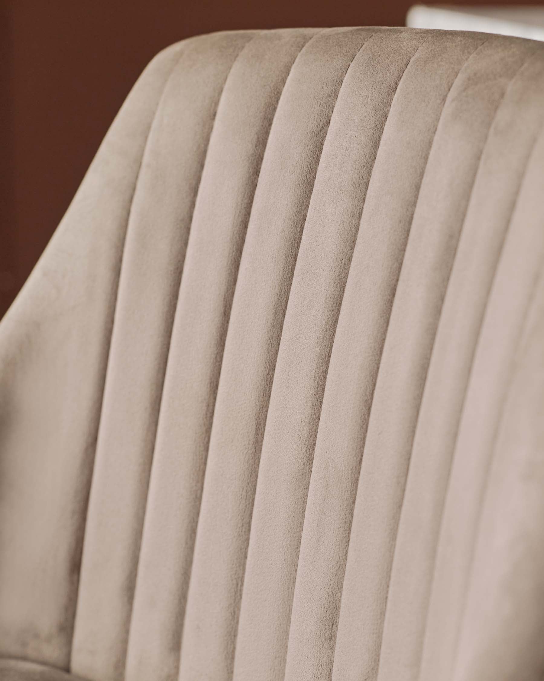 Tabouret de bar Blakely en velours champagne