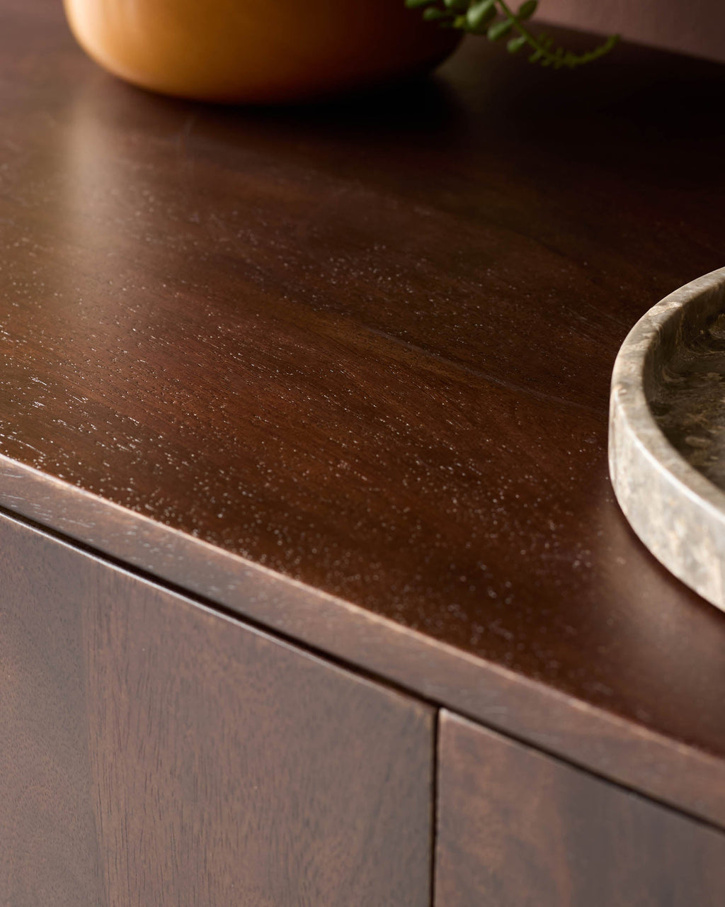 Buffet Bryce en bois de manguier foncé