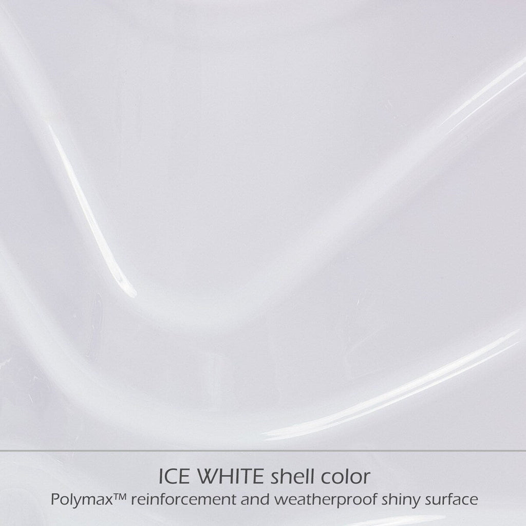 Maillot Buenospa 6 - Personne 46 - Spa à jets, blanc glacé, gris avec ozone et lumières LED