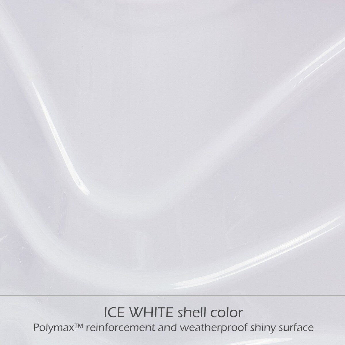 Maillot Buenospa 6 - Personne 46 - Spa à jets, blanc glacé, gris avec ozone et lumières LED