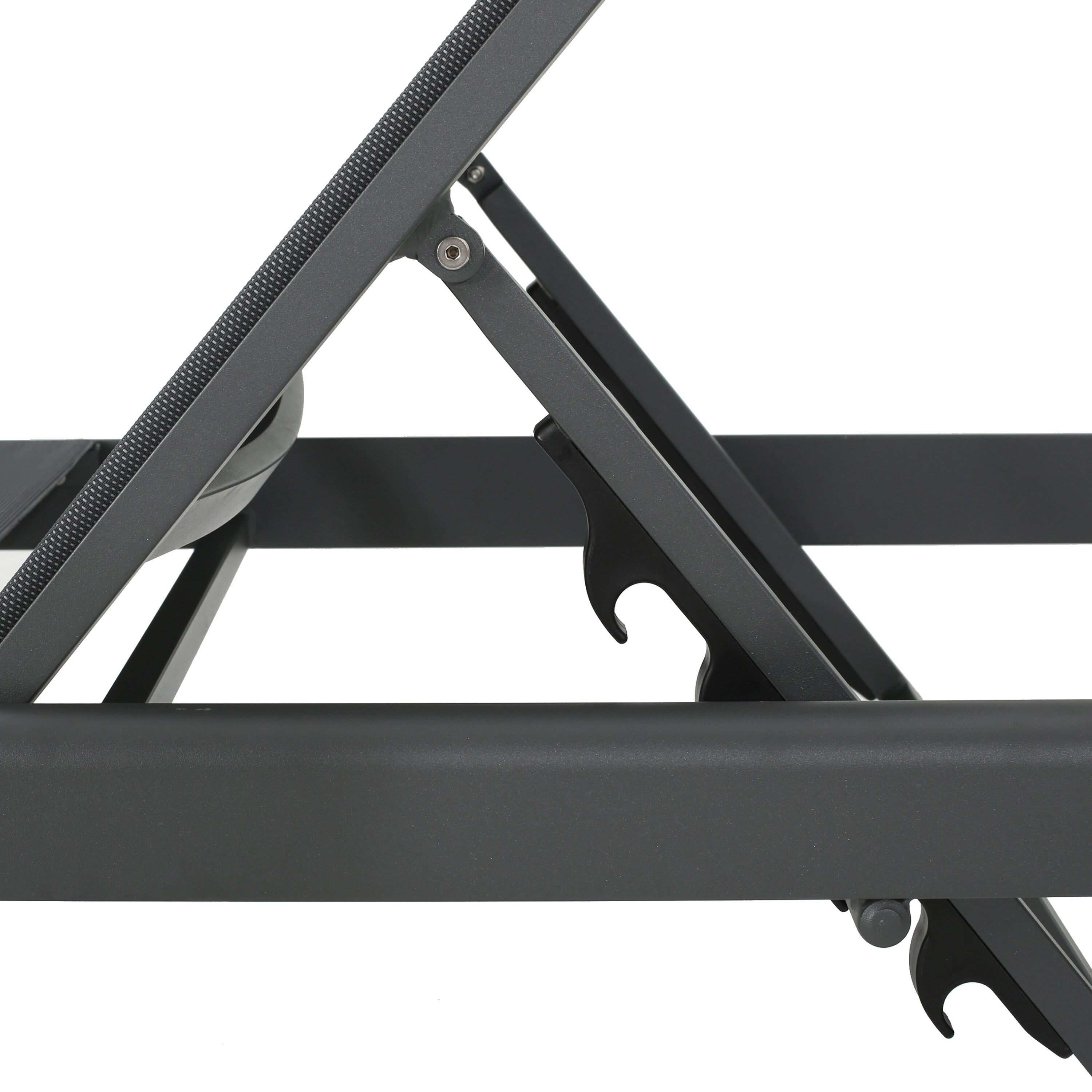 Chaise longue d'extérieur en aluminium Cape Coral (lot de 2) par Christopher Knight Home - 77,56 po x 25,20 po x 11,80 po