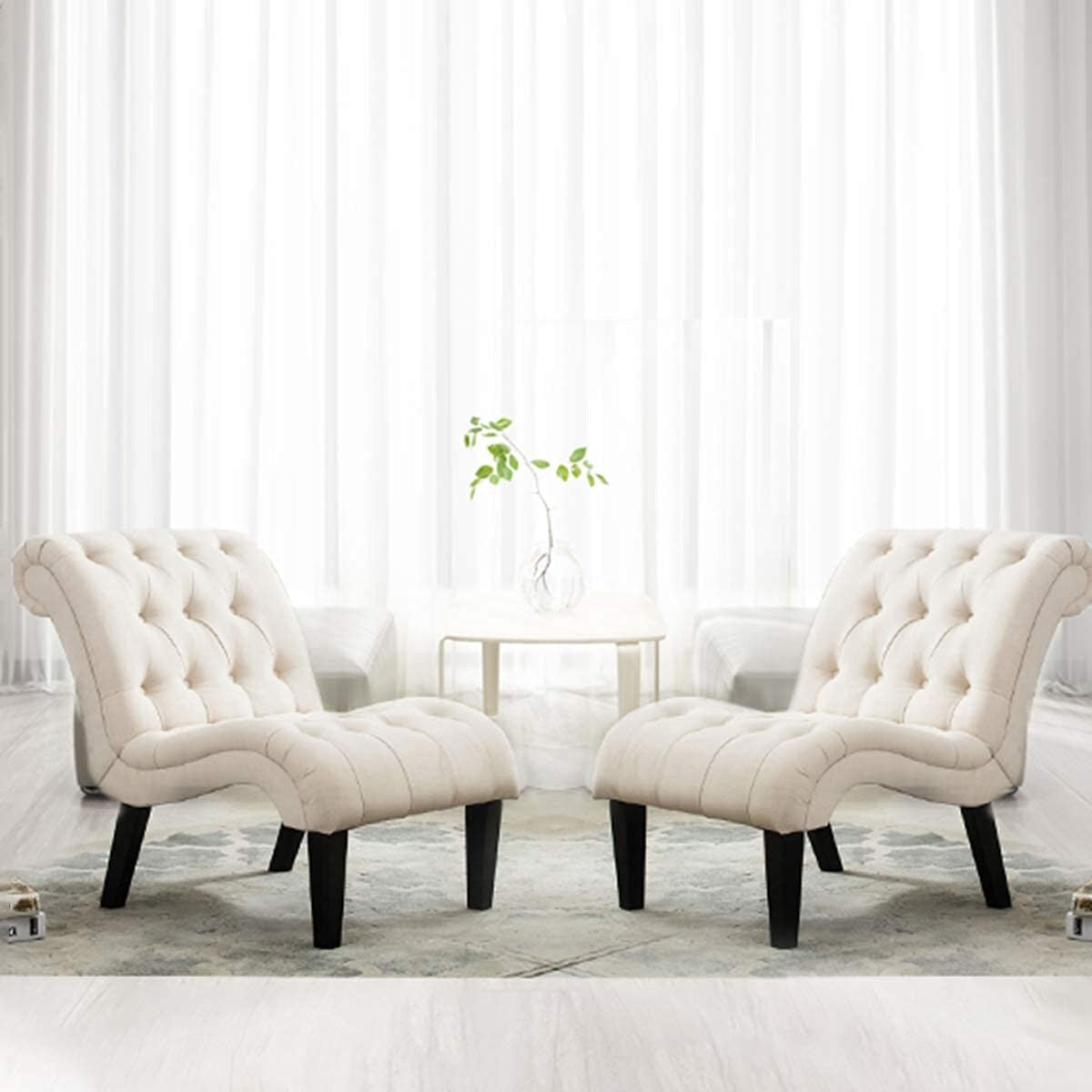 Chaise longue rembourrée pour chambre à coucher, salon