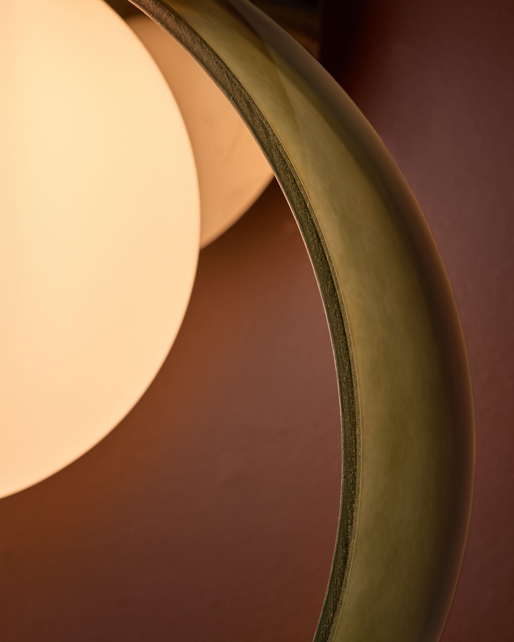 Applique murale réglable en verre vert Chloé