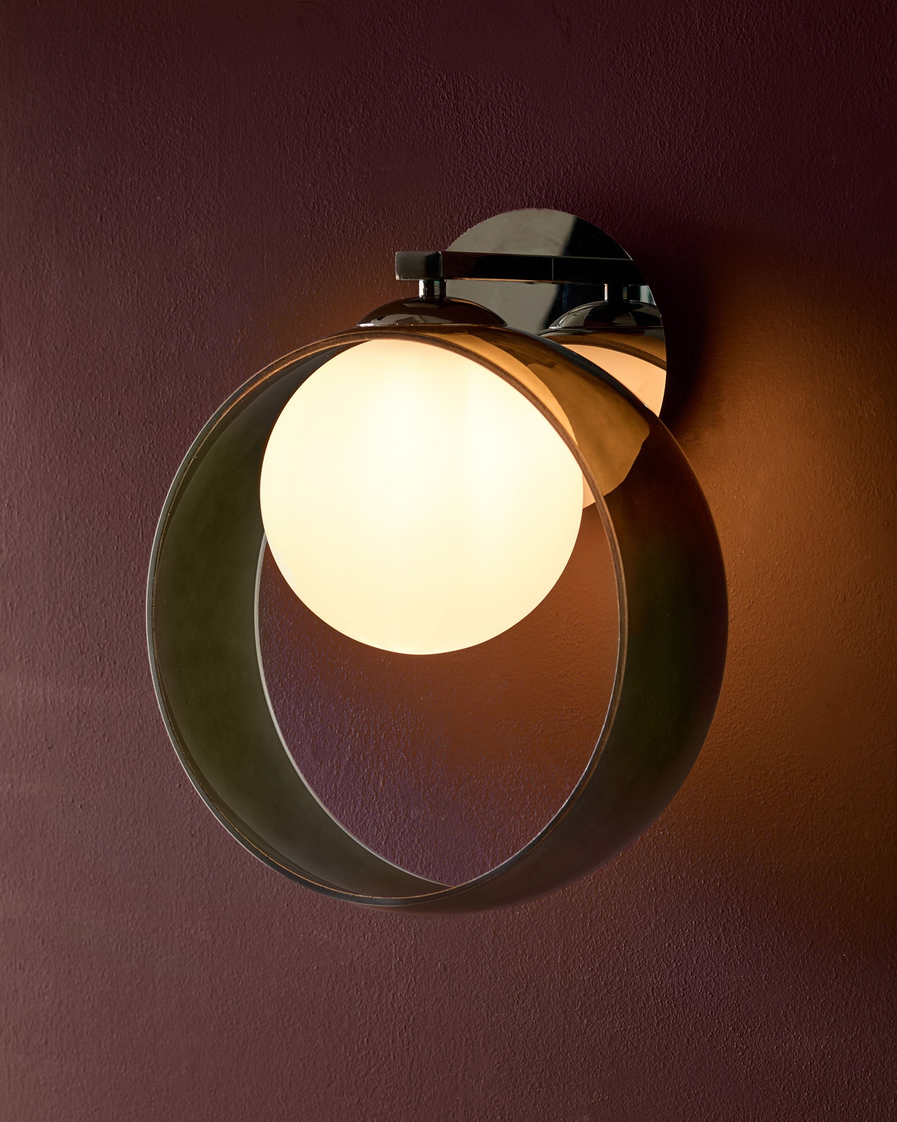 Applique murale réglable en verre vert Chloé