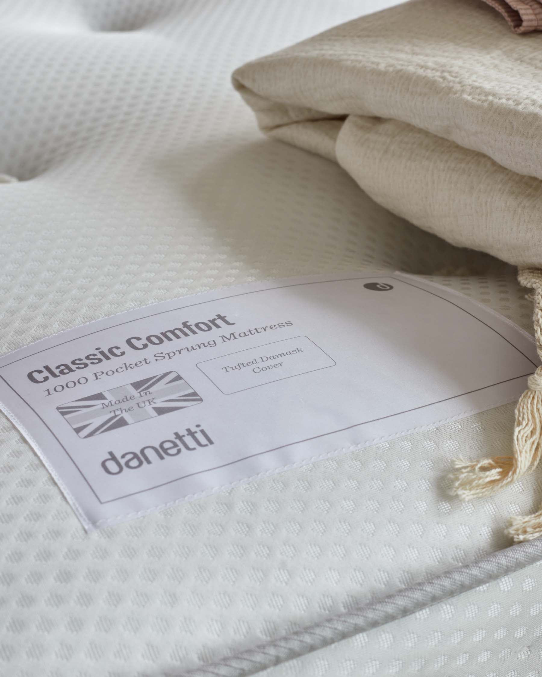 Matelas simple Classic Comfort à 1 000 ressorts ensachés, fermeté moyenne