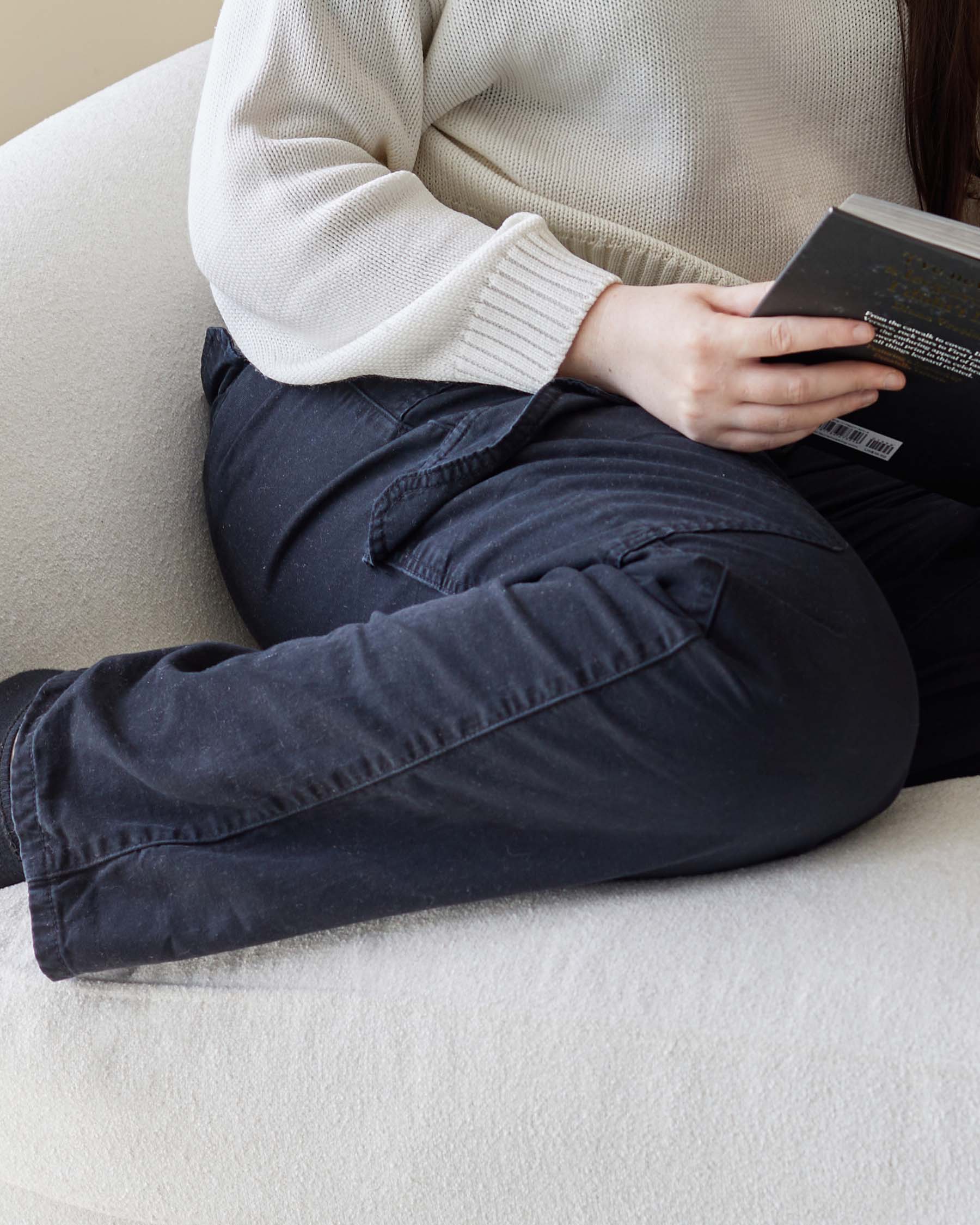 Fauteuil pivotant Daphne Ivory Boucle