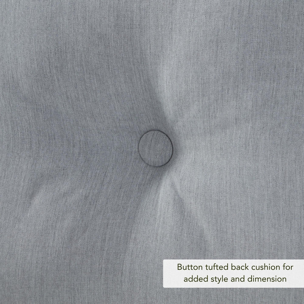 Ensemble de coussins d'extérieur à siège profond Sunbrella de qualité supérieure, 2 pièces