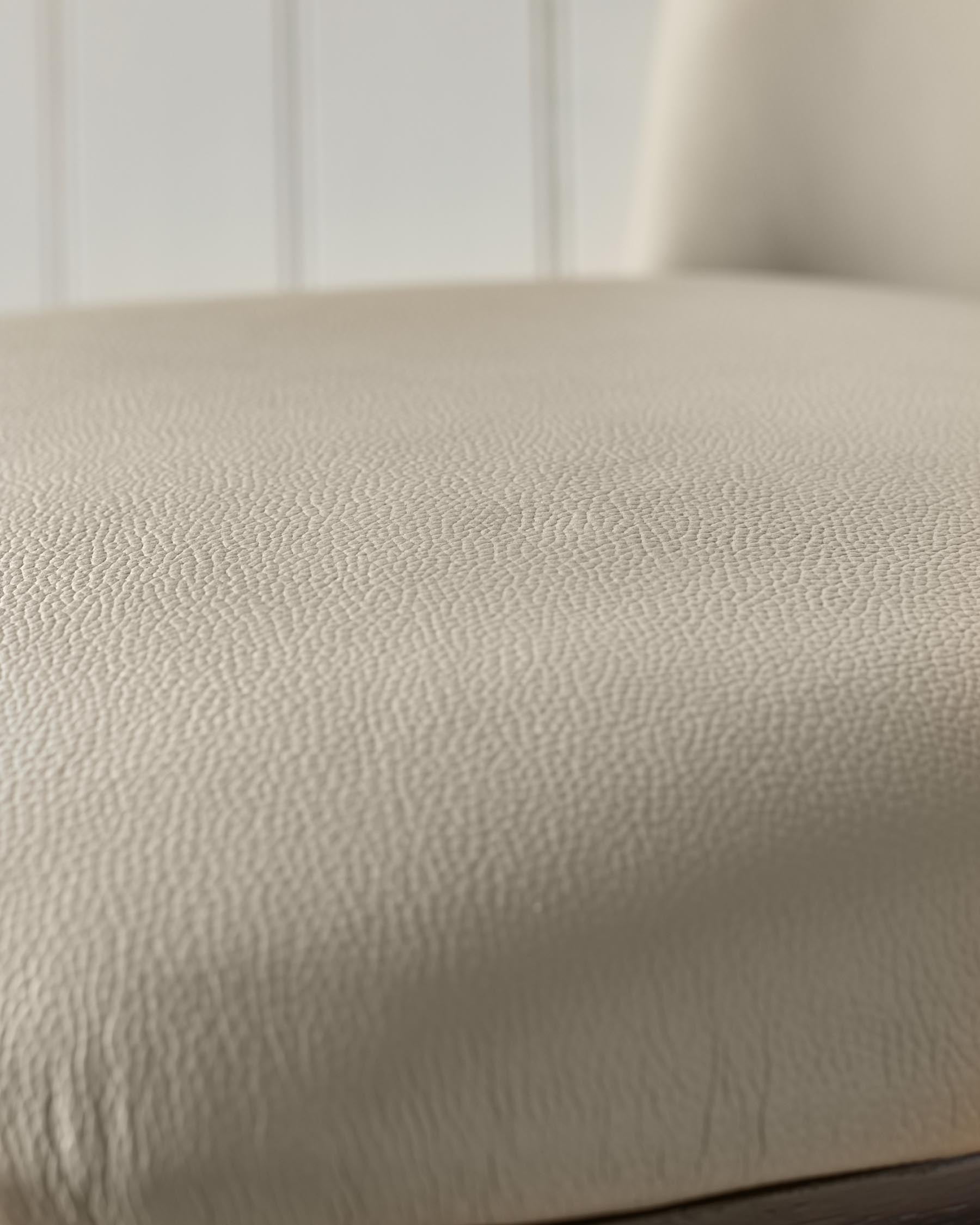 Tabouret de bar Emerson en cuir naturel et moka