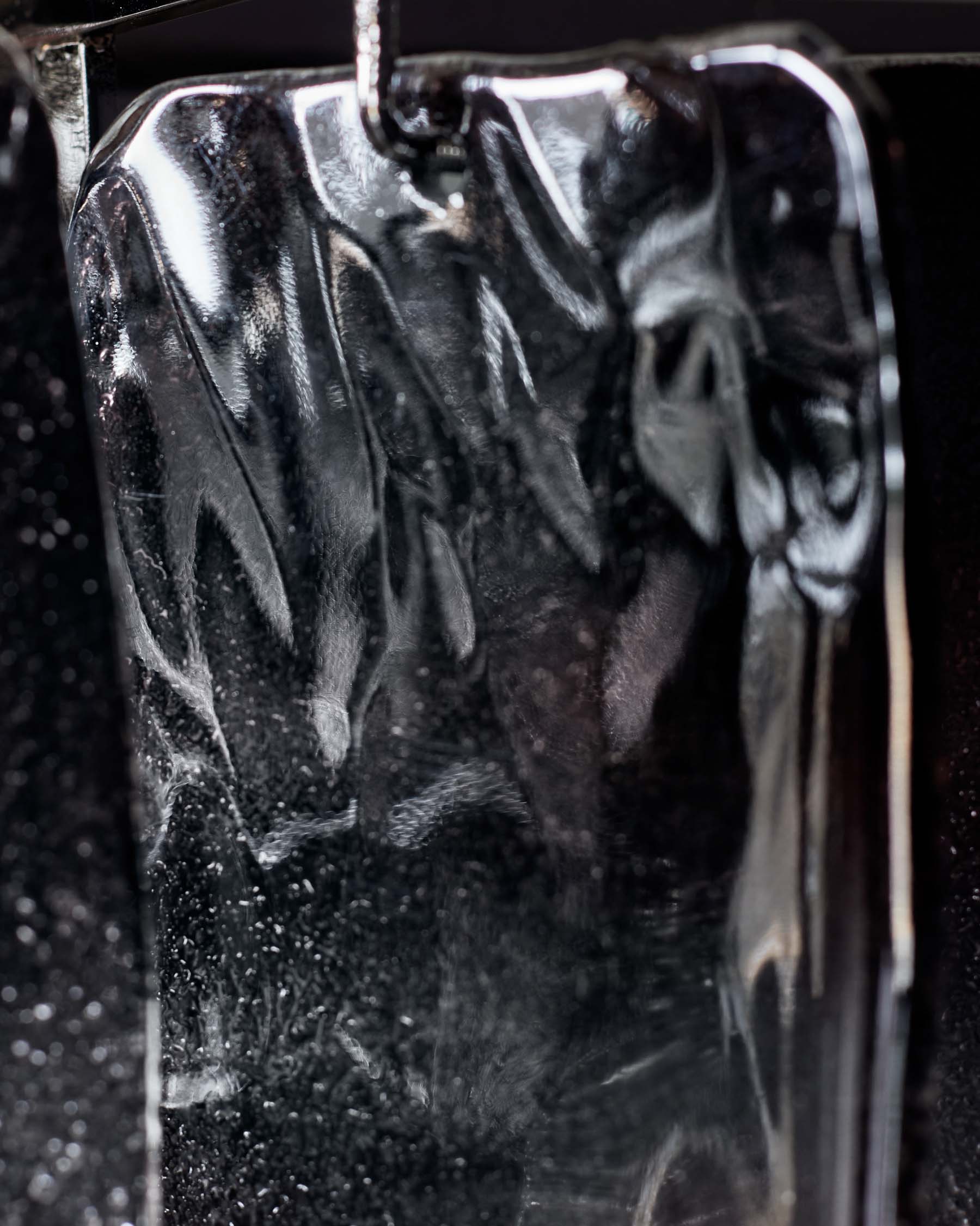 Suspension réglable Estelle en verre fumé ombré