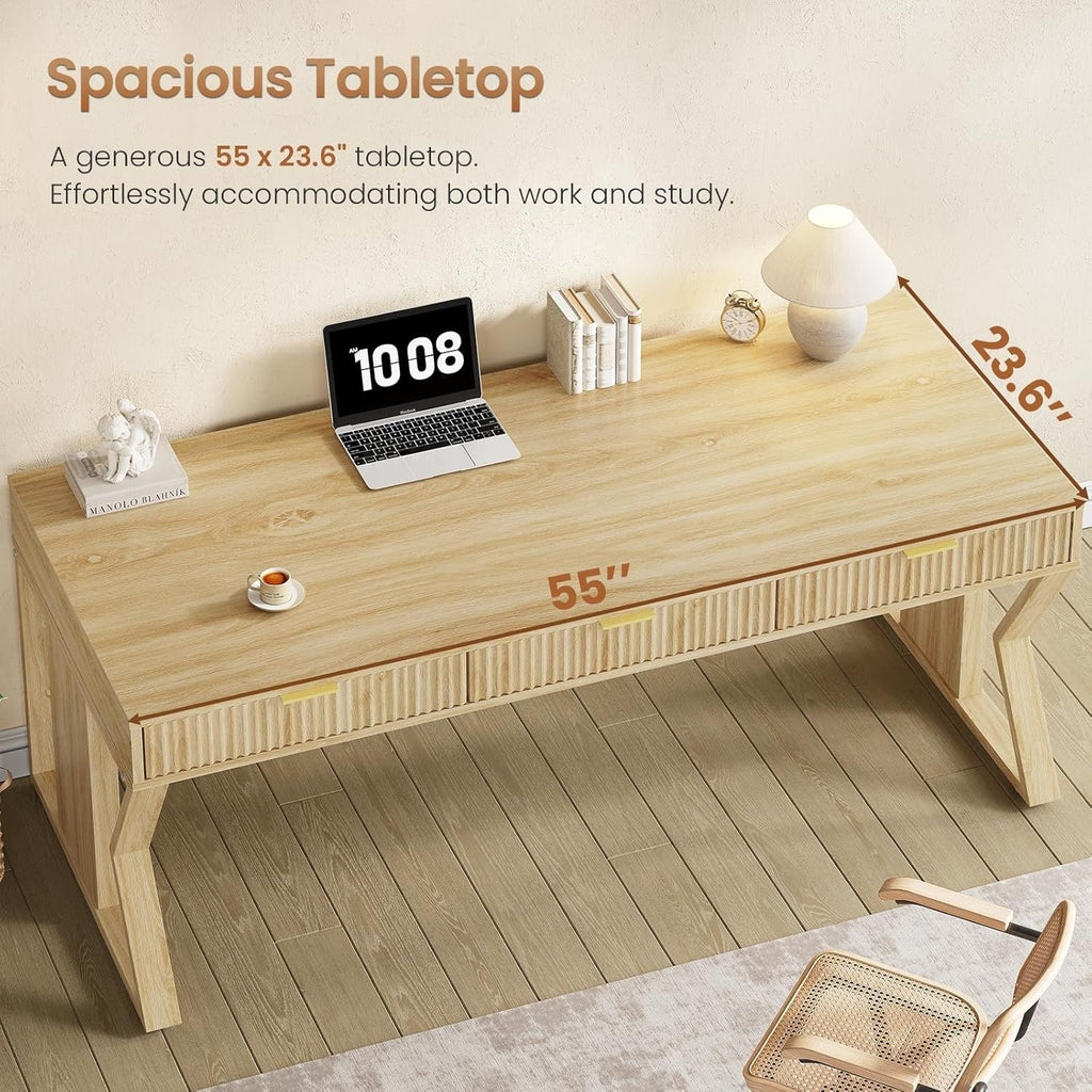 Bureau de direction de ferme Bureau à domicile Tiroir de classement Support d'écran Prise de courant