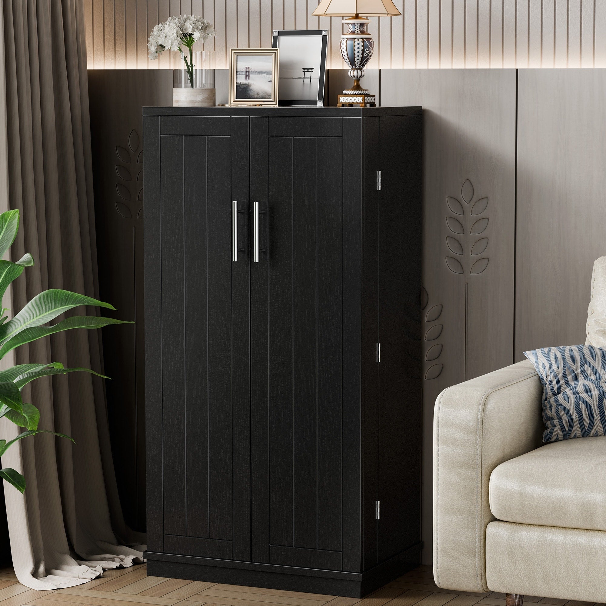 Armoire de rangement Futzca 47 po, armoires de cuisine en bois