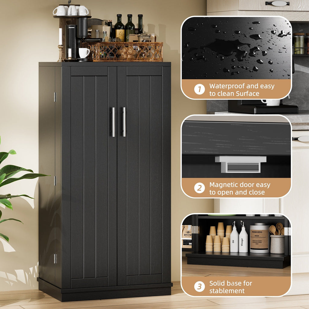 Armoire de rangement Futzca 47 po, armoires de cuisine en bois