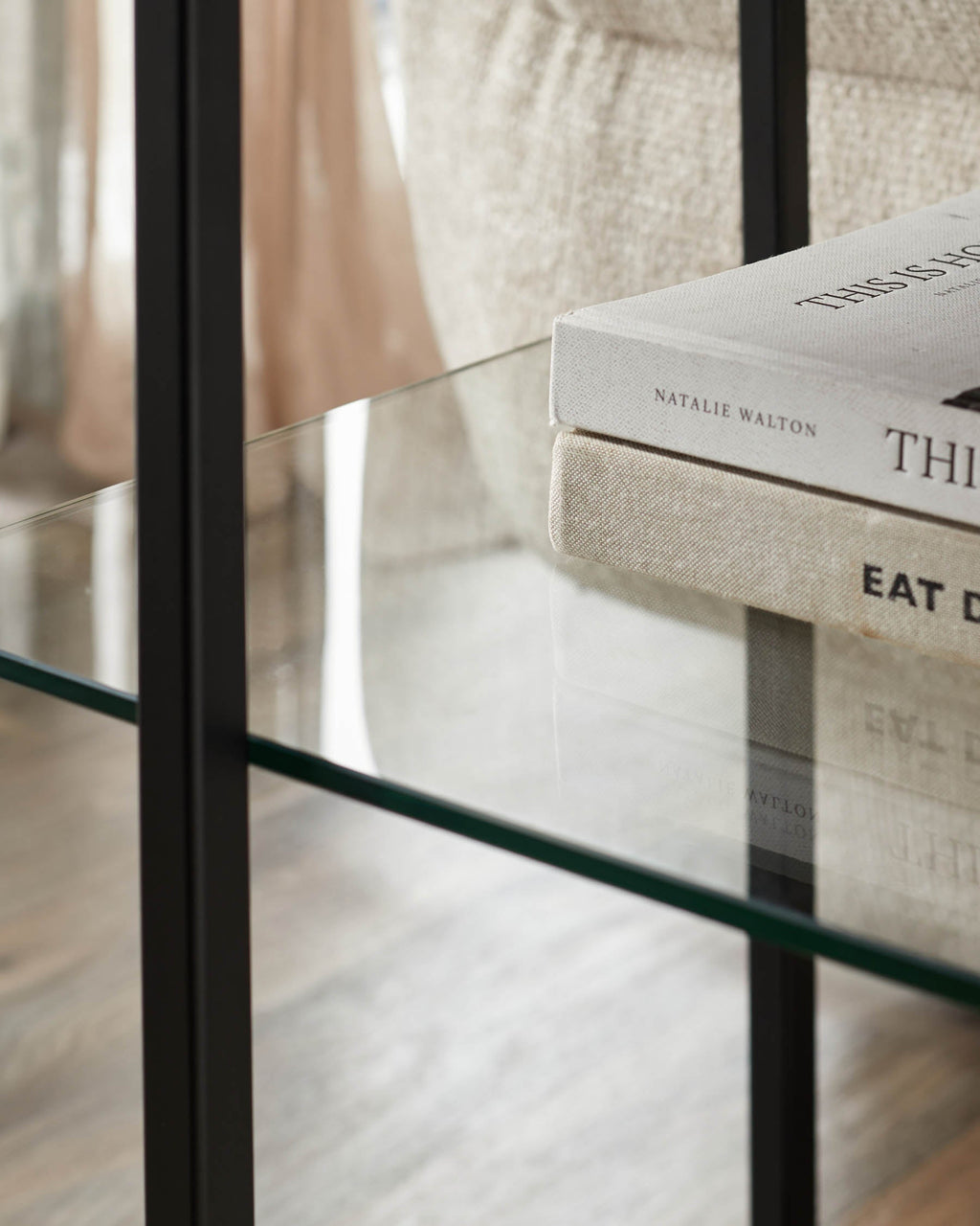 Table d'appoint en céramique naturelle de Géorgie