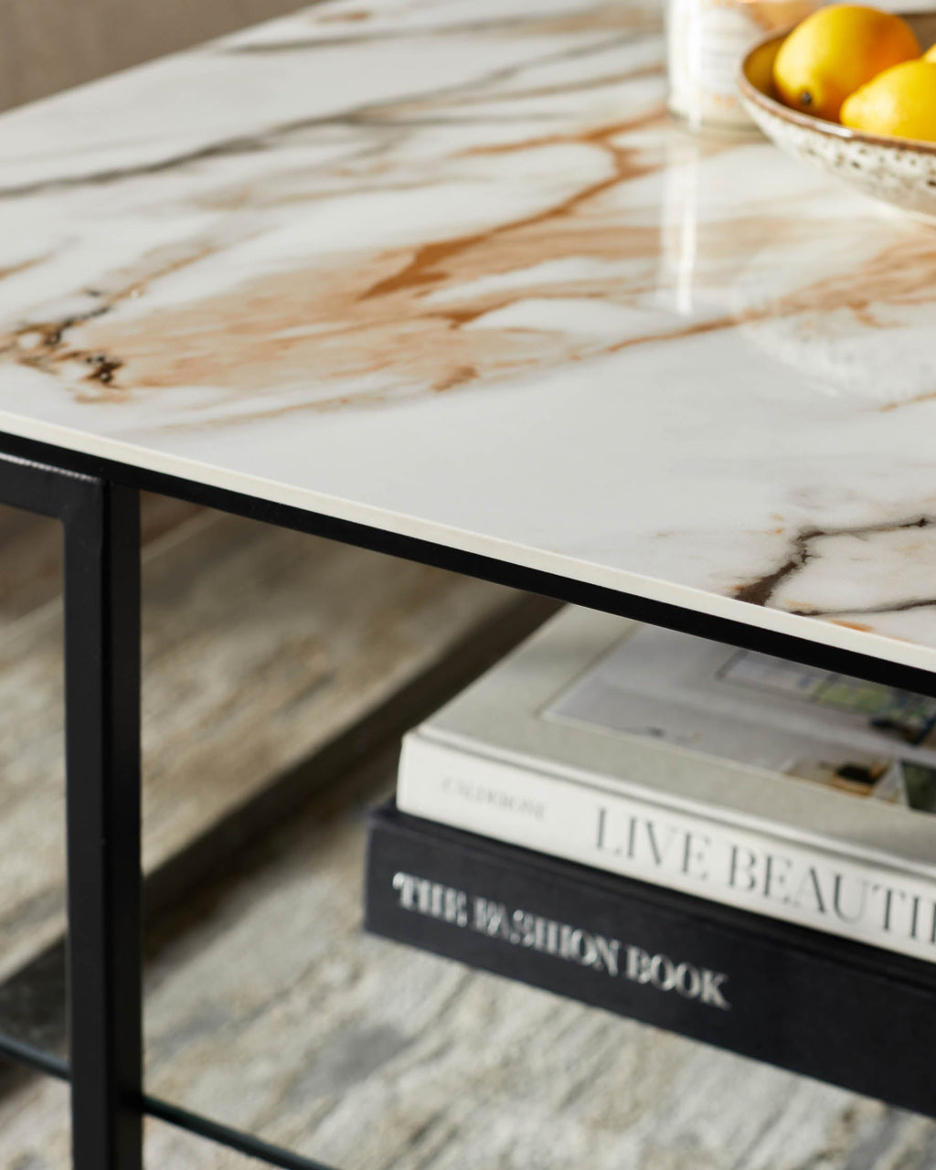 Table basse en céramique naturelle de Géorgie