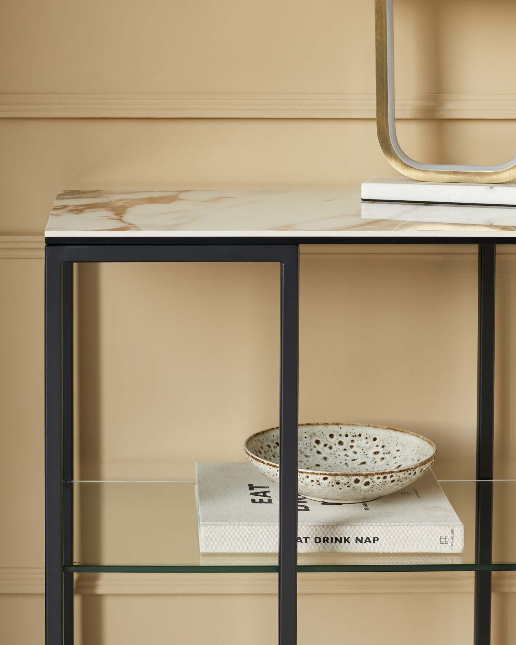 petite console en céramique naturelle de Géorgie