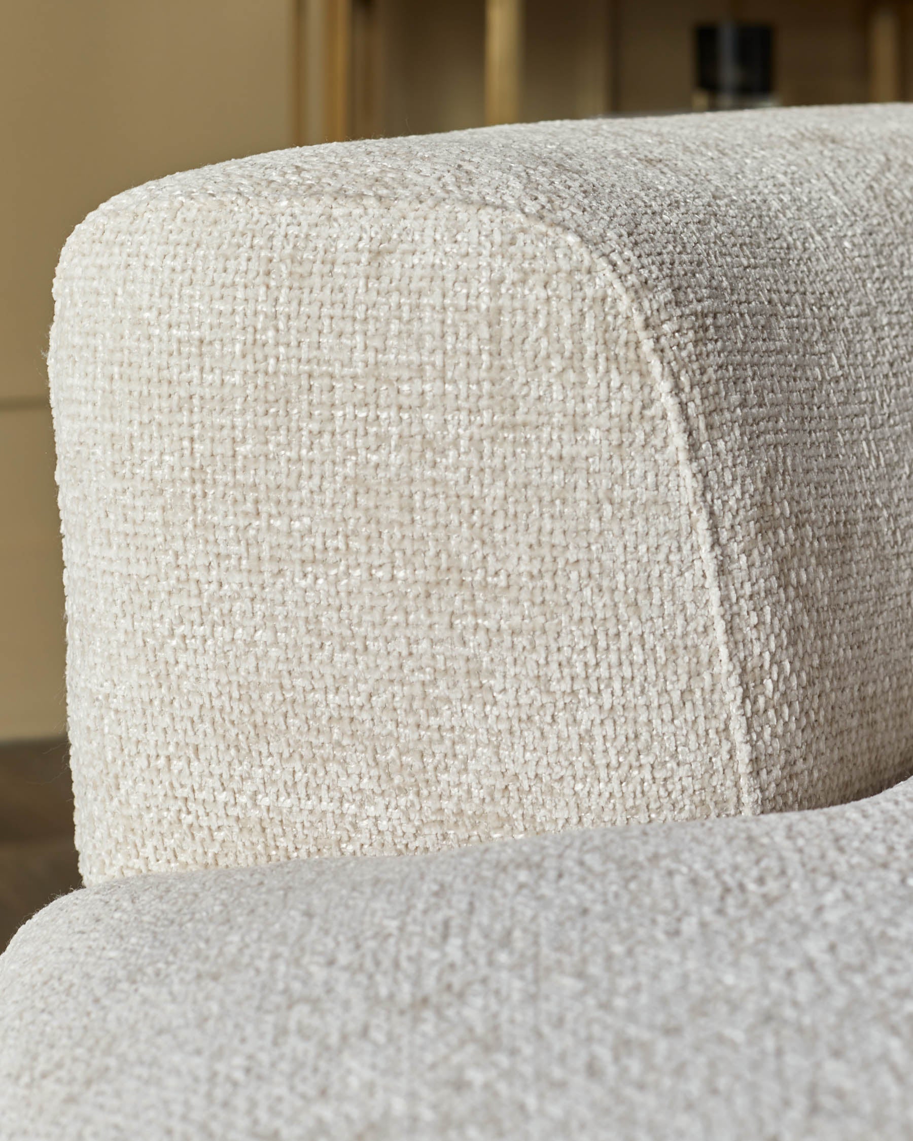 Canapé 2 places Gianna en tissu naturel