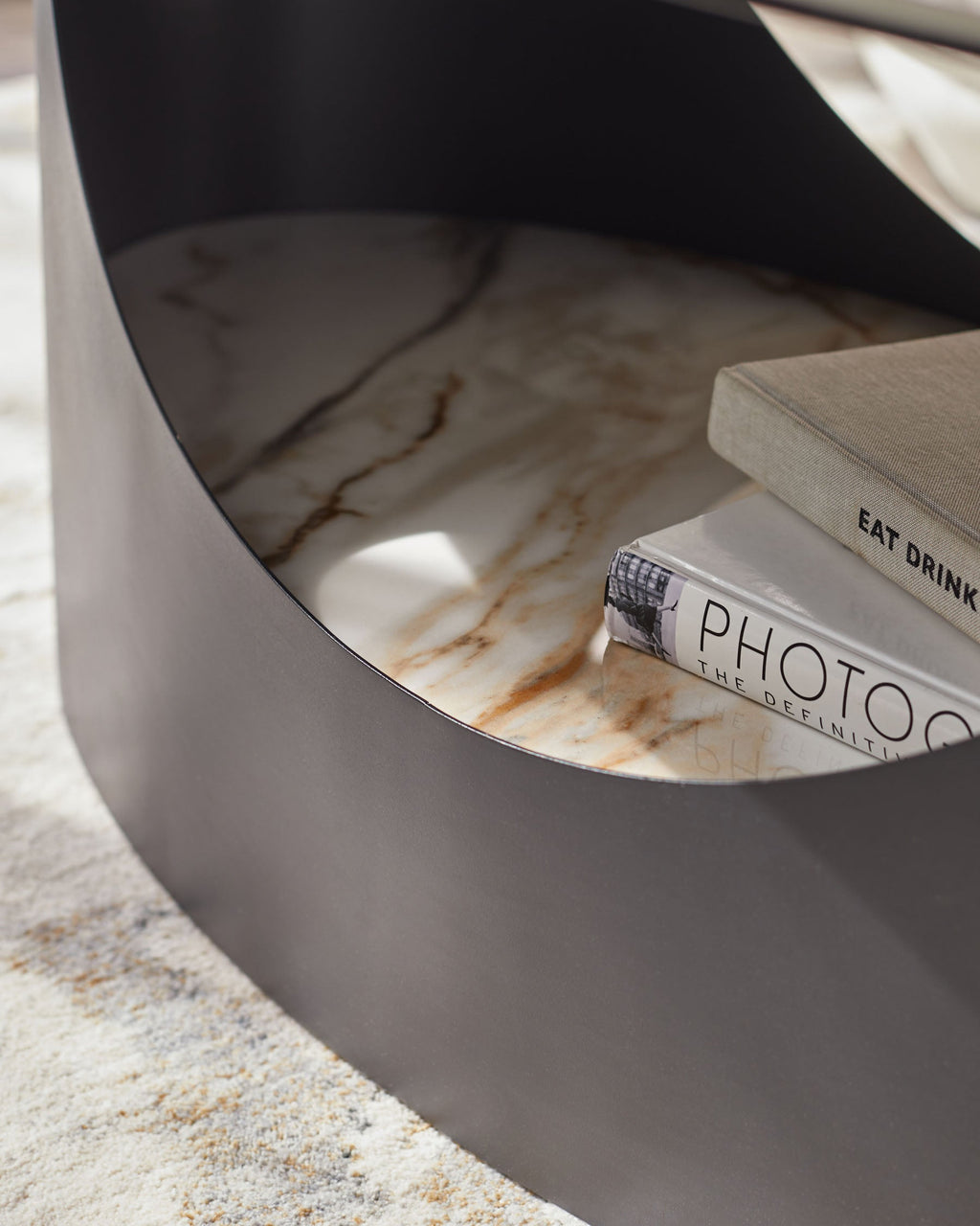 Table basse en céramique naturelle Giotto