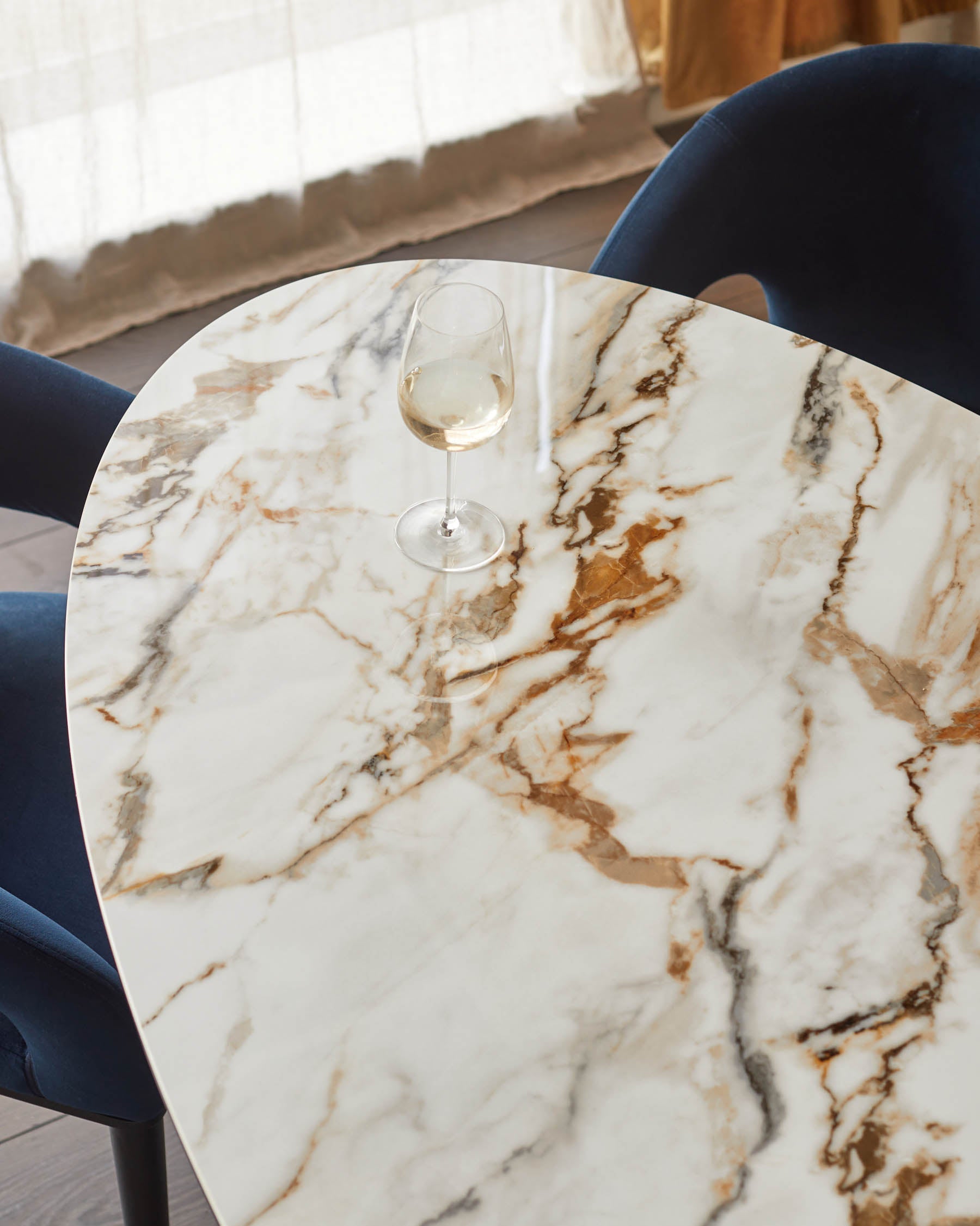 Table à manger 8 places en céramique naturelle Giotto