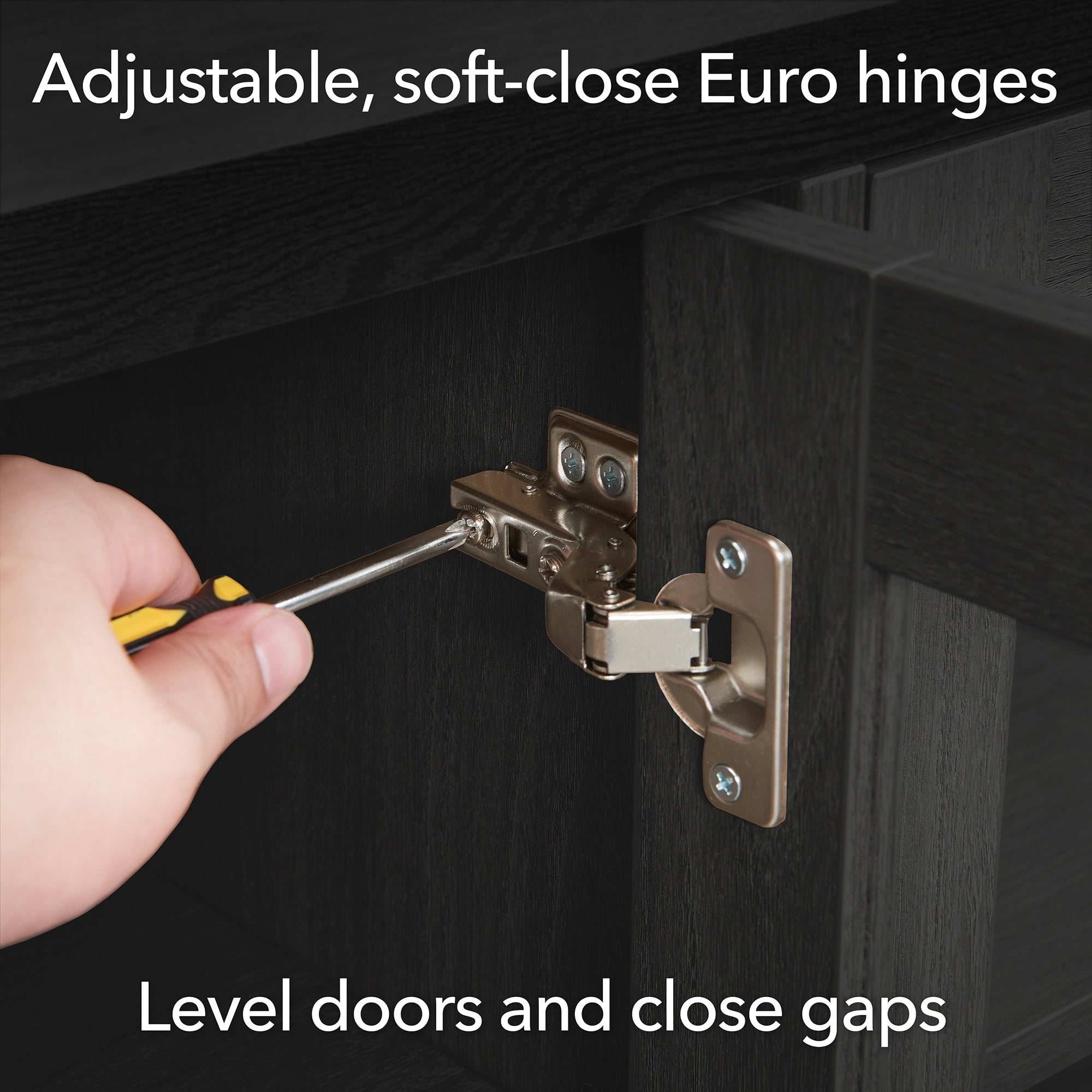 Meuble TV rectangulaire Hanson pour téléviseurs jusqu'à 75