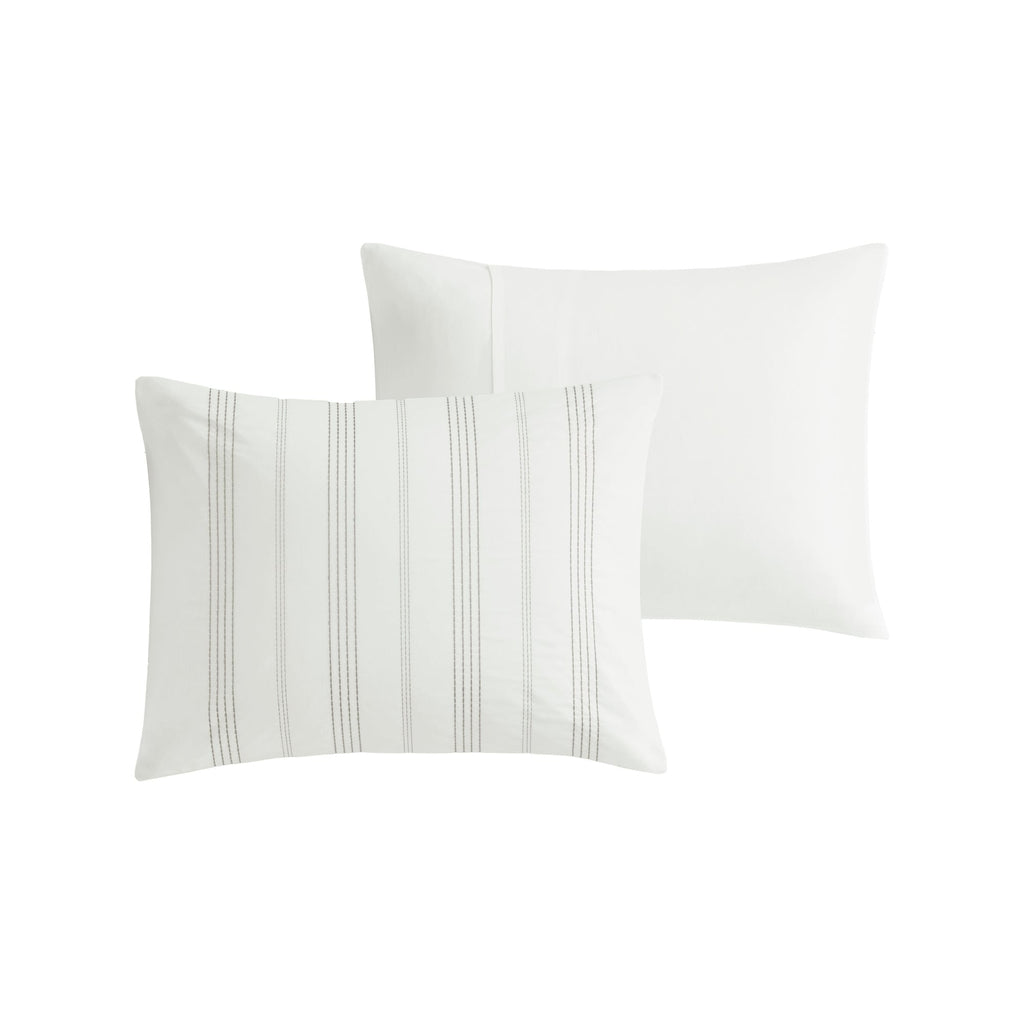 Ensemble de couette surdimensionnée en coton jacquard Harbor House Morgan, 6 pièces