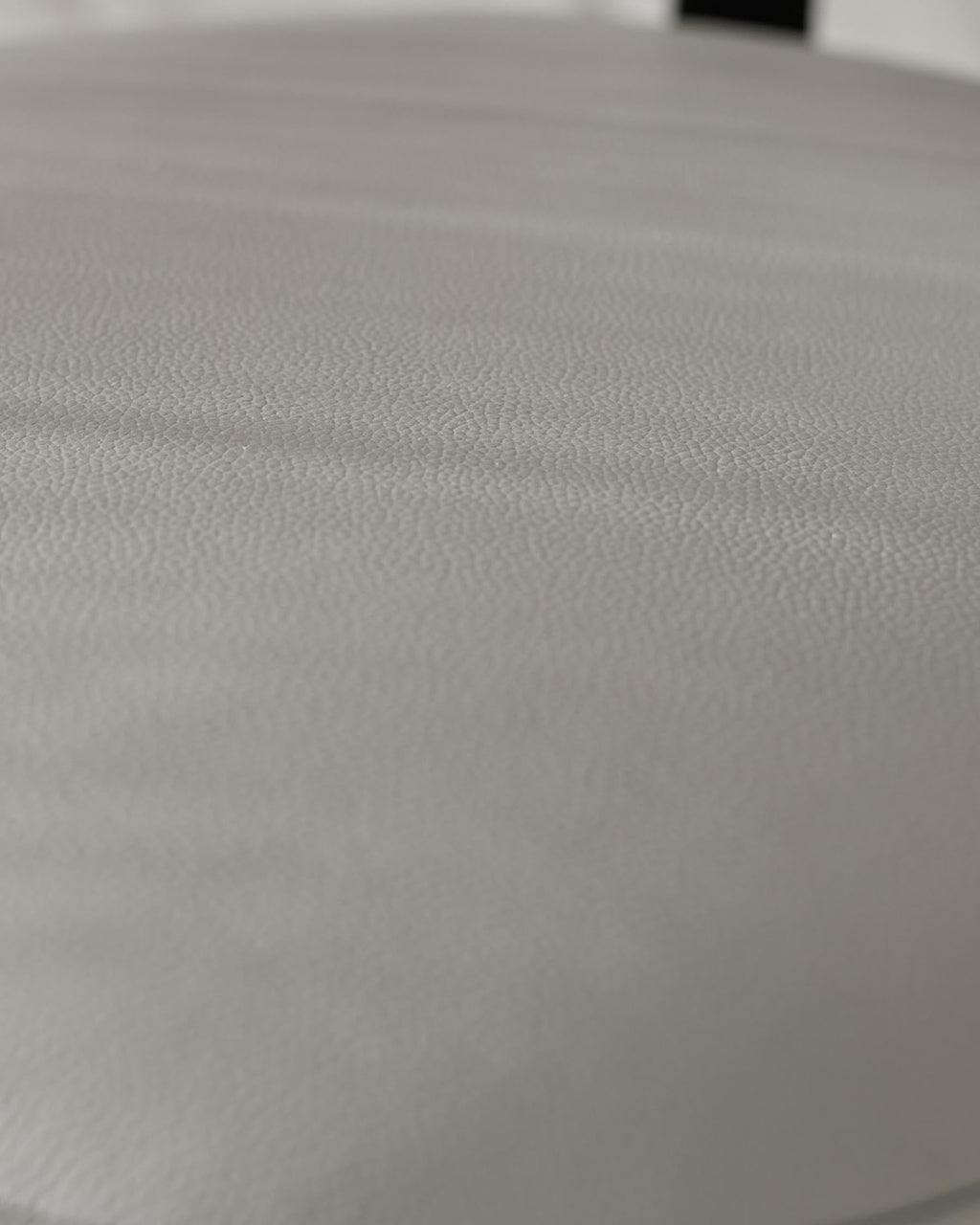 Chaise de salle à manger Harris en cuir gris clair