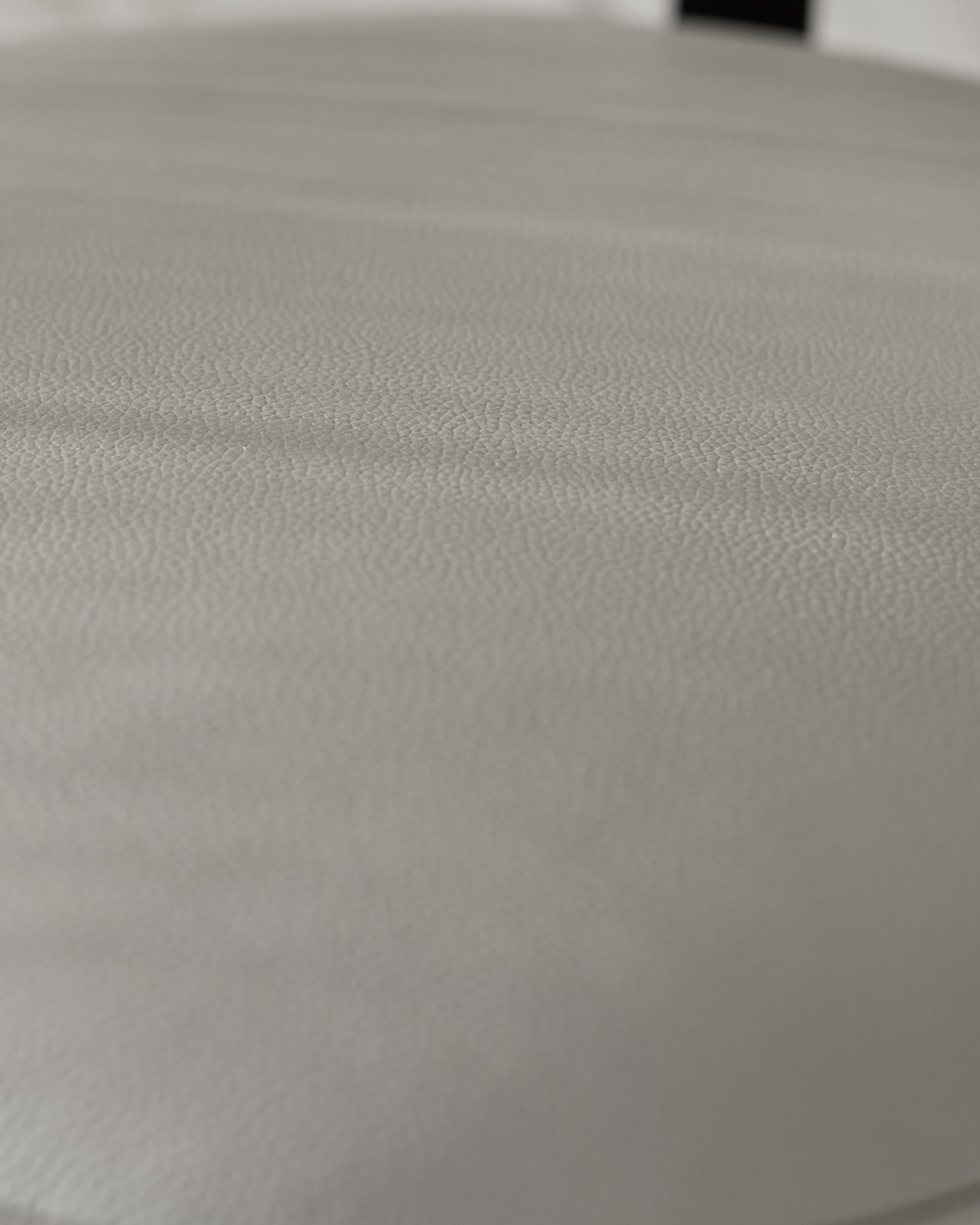 Chaise de salle à manger Harris en cuir gris clair