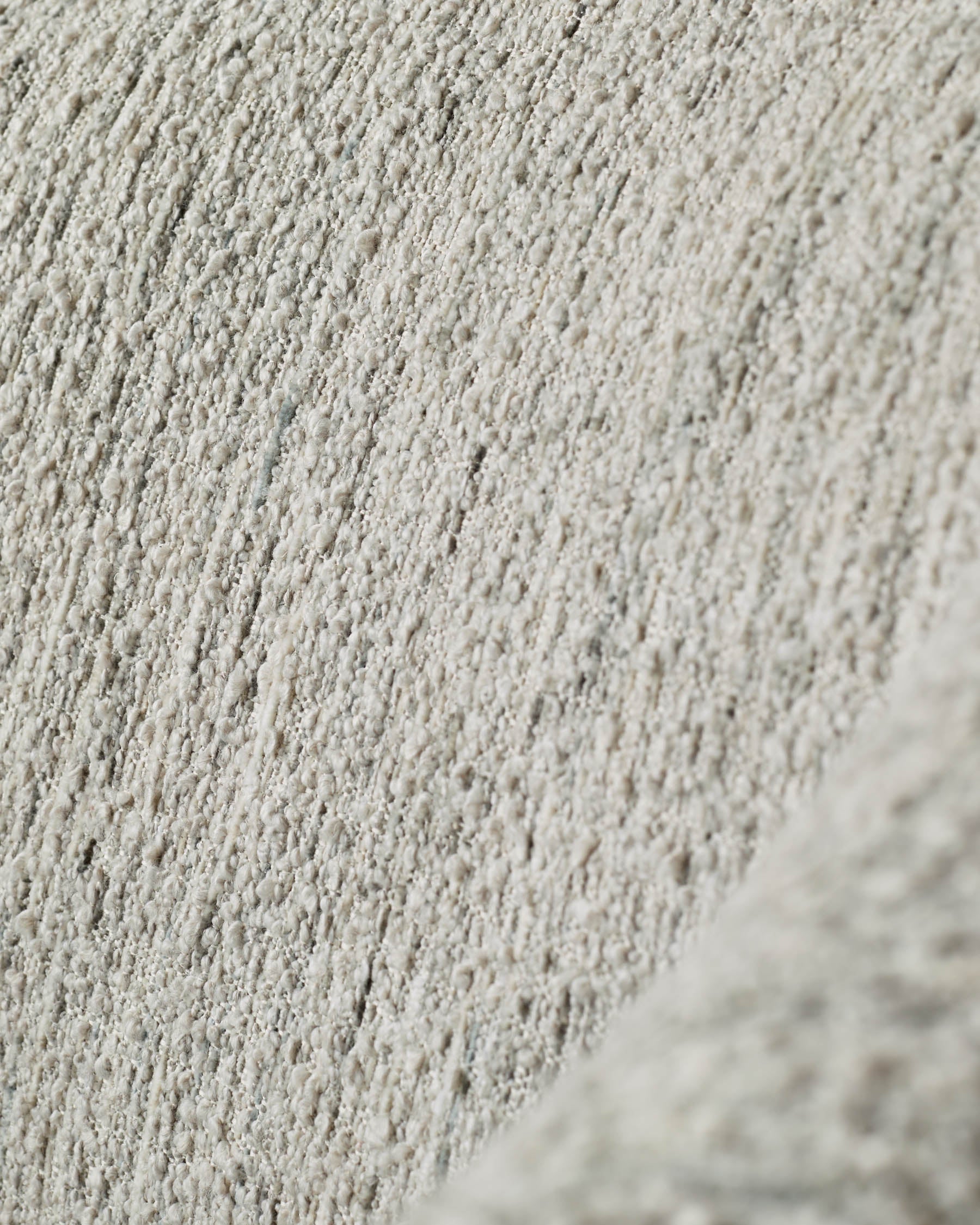 Fauteuil d'appoint Heath en grosse boucle couleur crème