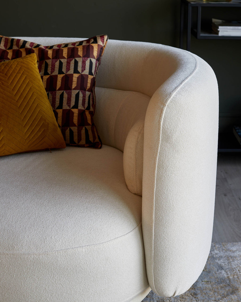 Canapé pivotant Henry Ivory Boucle