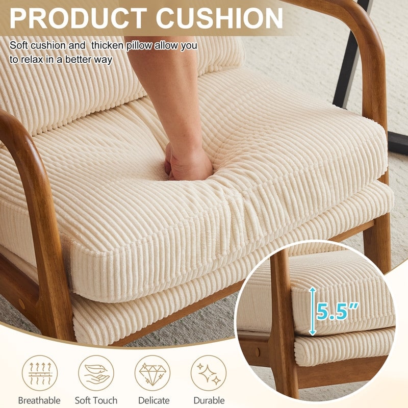 Chaise de loisirs à dossier haut en bois massif avec accoudoirs et dossier Chaise d'appoint