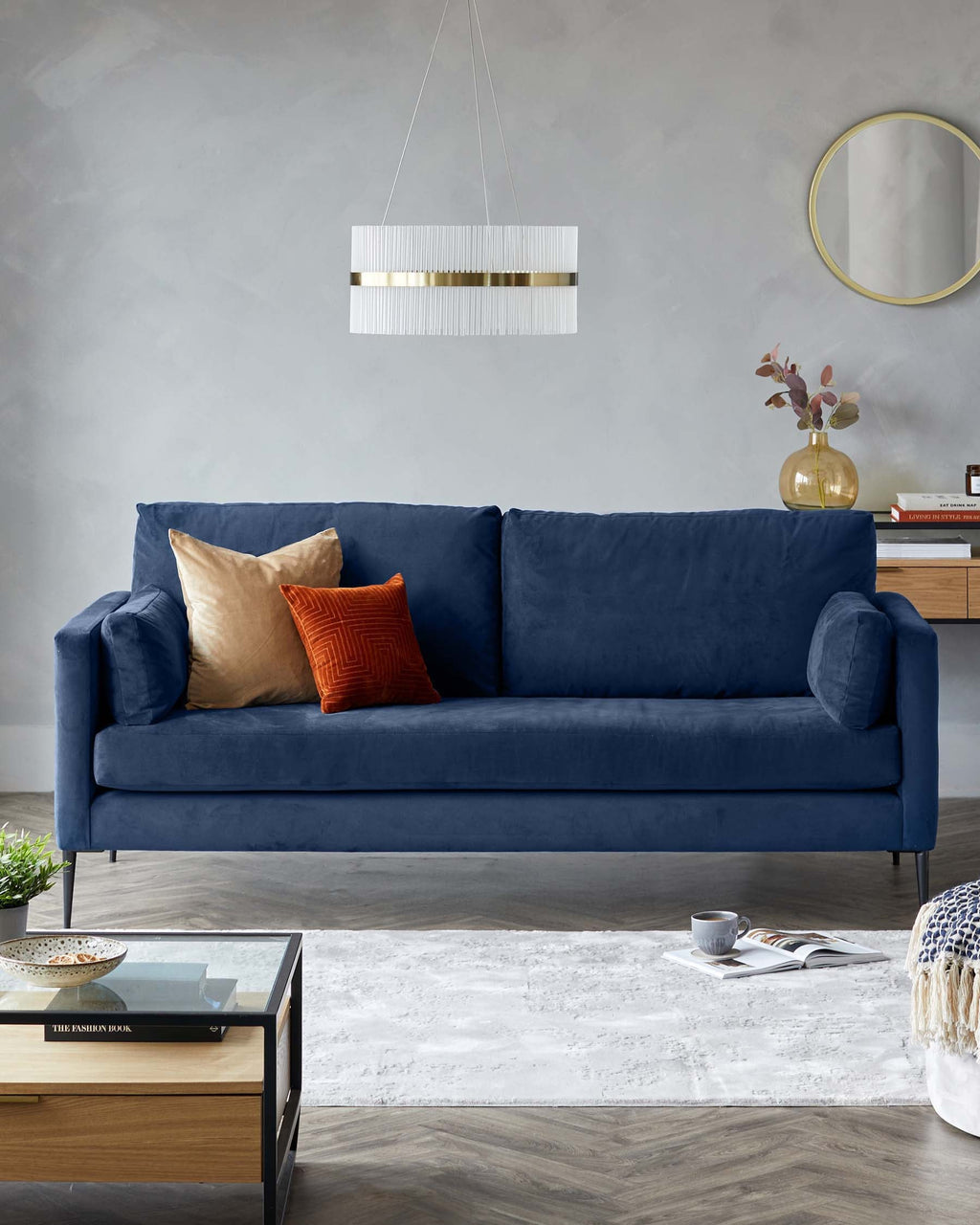 Pendentif rond chromé Mila Halo