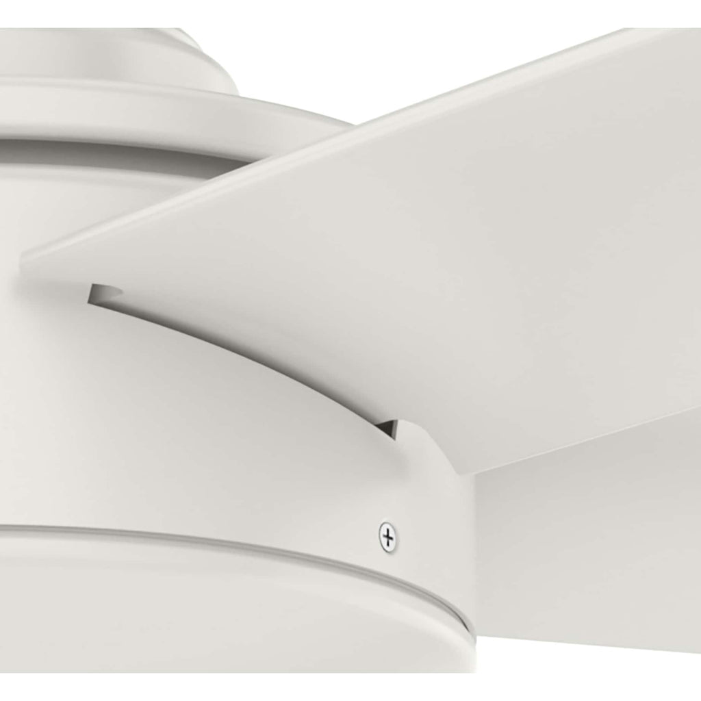 Ventilateur de plafond intérieur/extérieur Hunter 52 Shorebreak WeatherMax avec commande murale - Résistant aux intempéries, au sel et à la corrosion