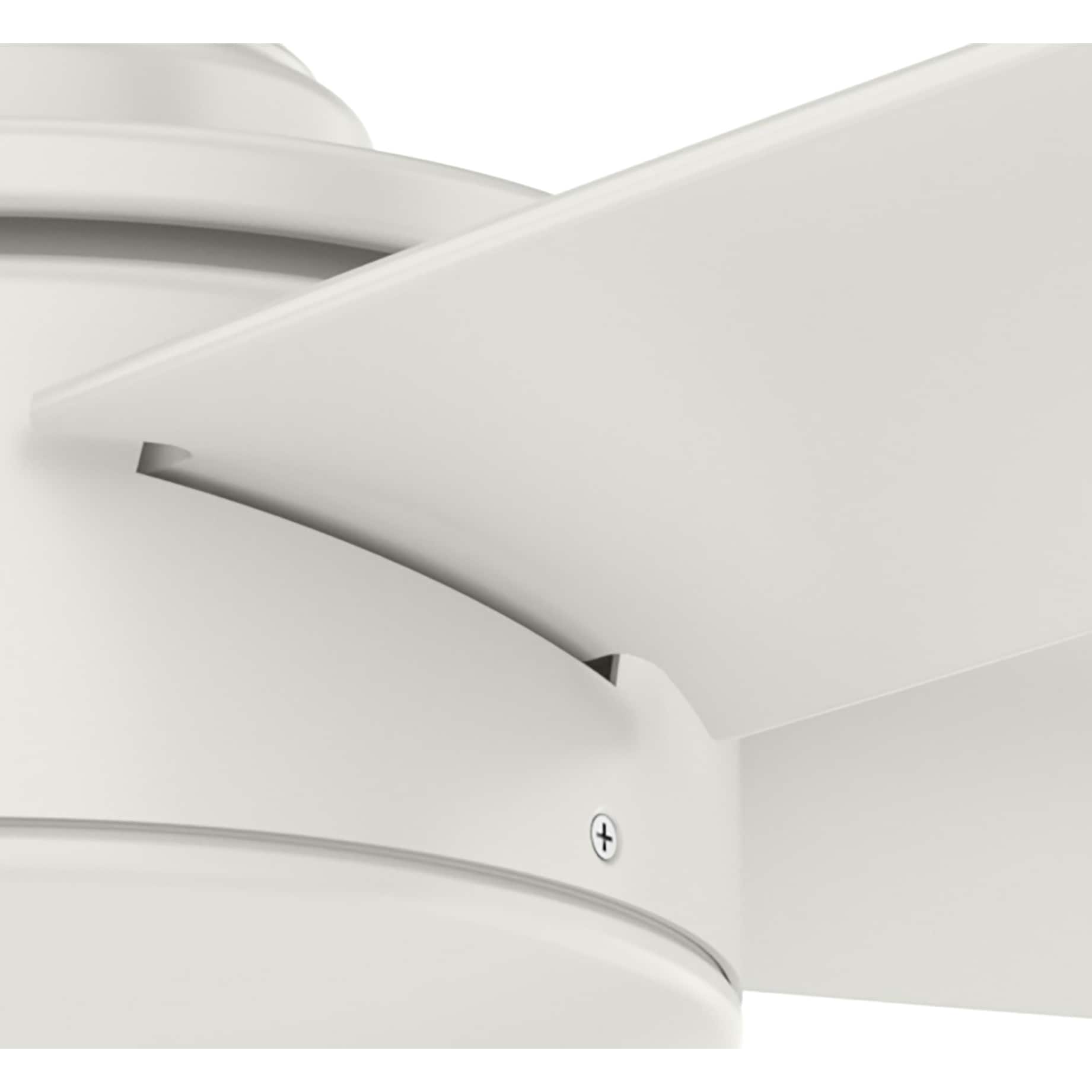 Ventilateur de plafond intérieur/extérieur Hunter 52 Shorebreak WeatherMax avec commande murale - Résistant aux intempéries, au sel et à la corrosion